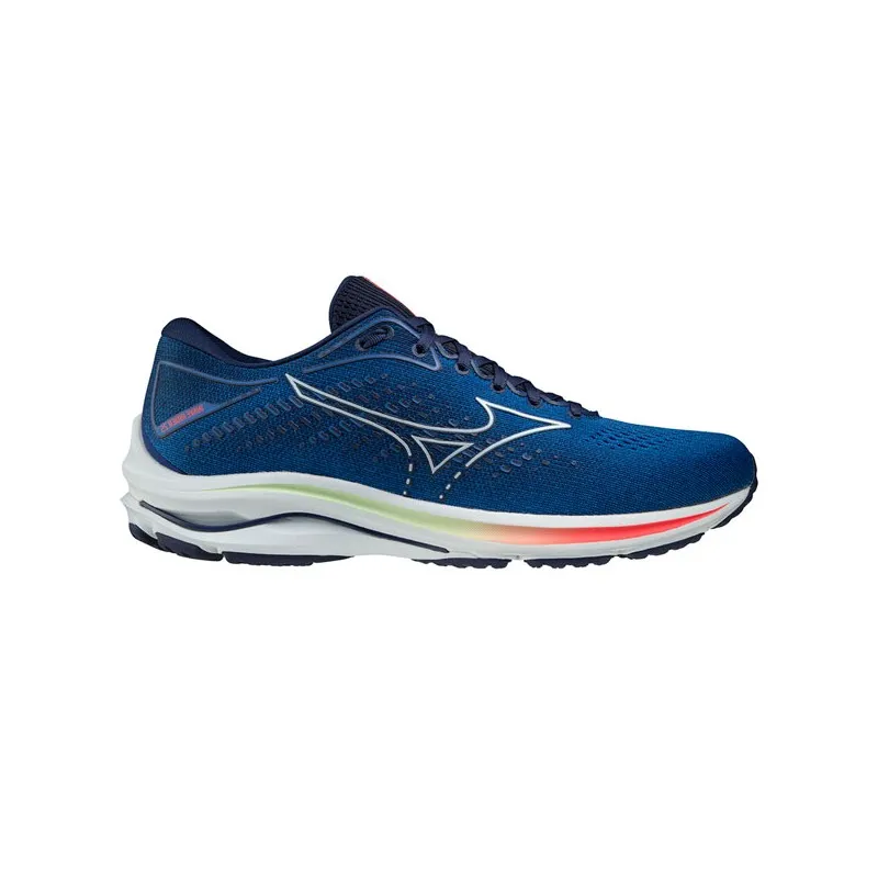 MIZUNO WAVE RIDER 25 SCARPA RUNNING UOMO - BLU/AZZURRO/ROSSO