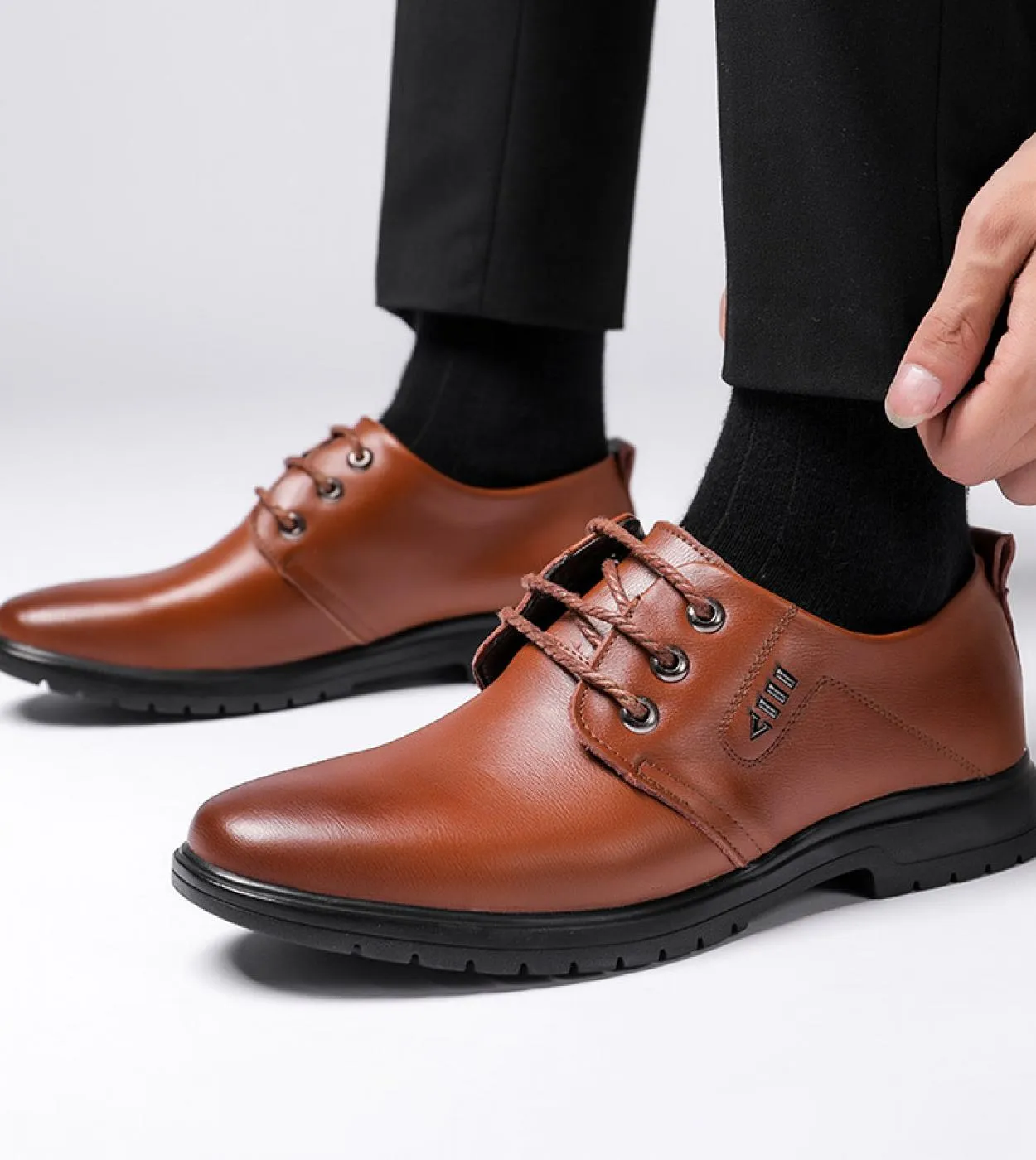 Mocassini da uomo Scarpe casual in pelle leggera Autunno Scarpe da passeggio per uomo allaperto Comode Sneakers da uomo Mocassi