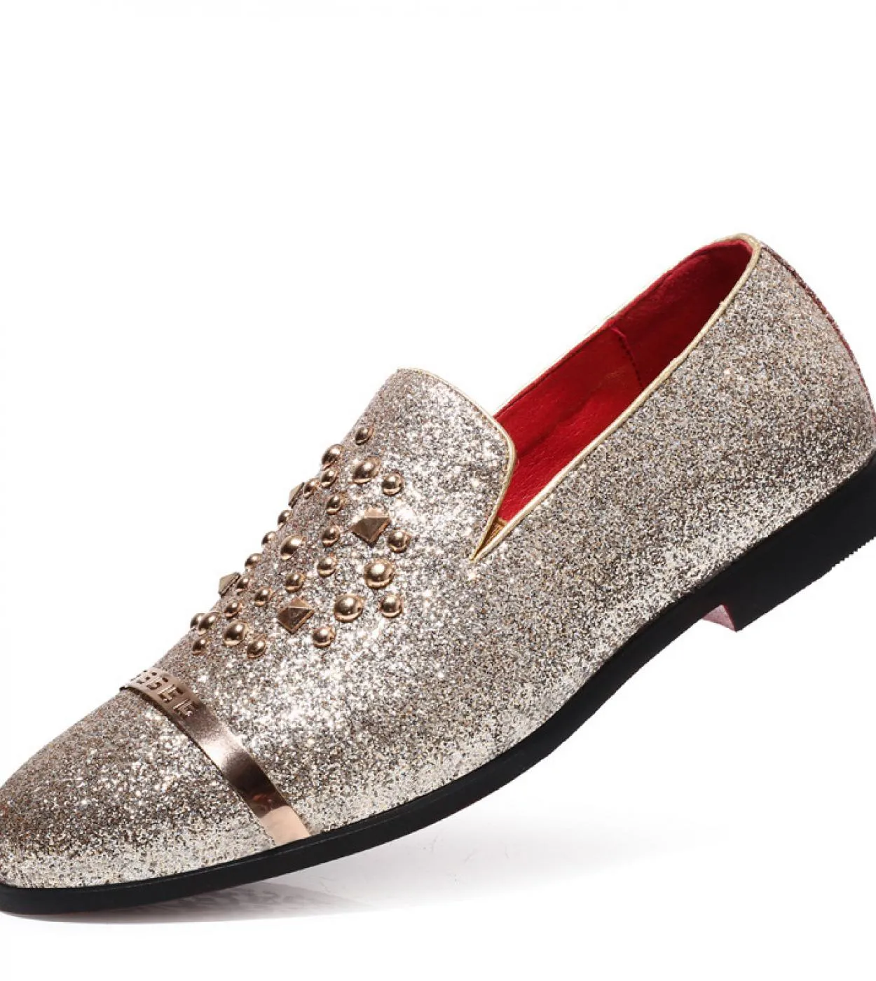Mocassini glitter moda italiana uomo nuovo arrivo coiffeur abito da sposa scarpe formali uomo scarpe da festa eleganti uomo clas
