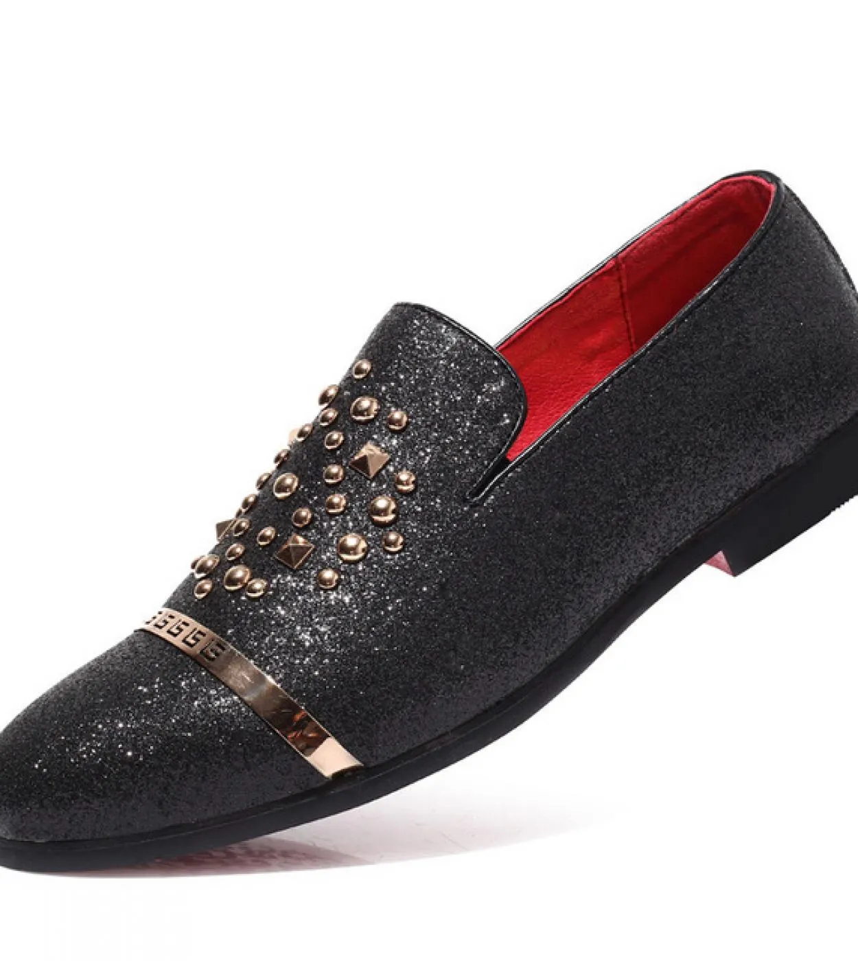 Mocassini glitter moda italiana uomo nuovo arrivo coiffeur abito da sposa scarpe formali uomo scarpe da festa eleganti uomo clas