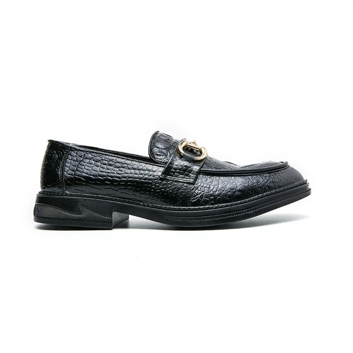 Mocassini neri da uomo Slip On Punta tonda Scarpe da uomo d'affari marroni Scarpe formali Spedizione gratuita Scarpe eleganti da