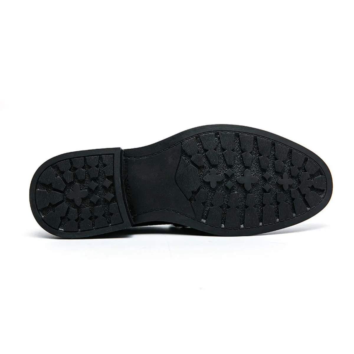 Mocassini neri da uomo Slip On Punta tonda Scarpe da uomo d'affari marroni Scarpe formali Spedizione gratuita Scarpe eleganti da