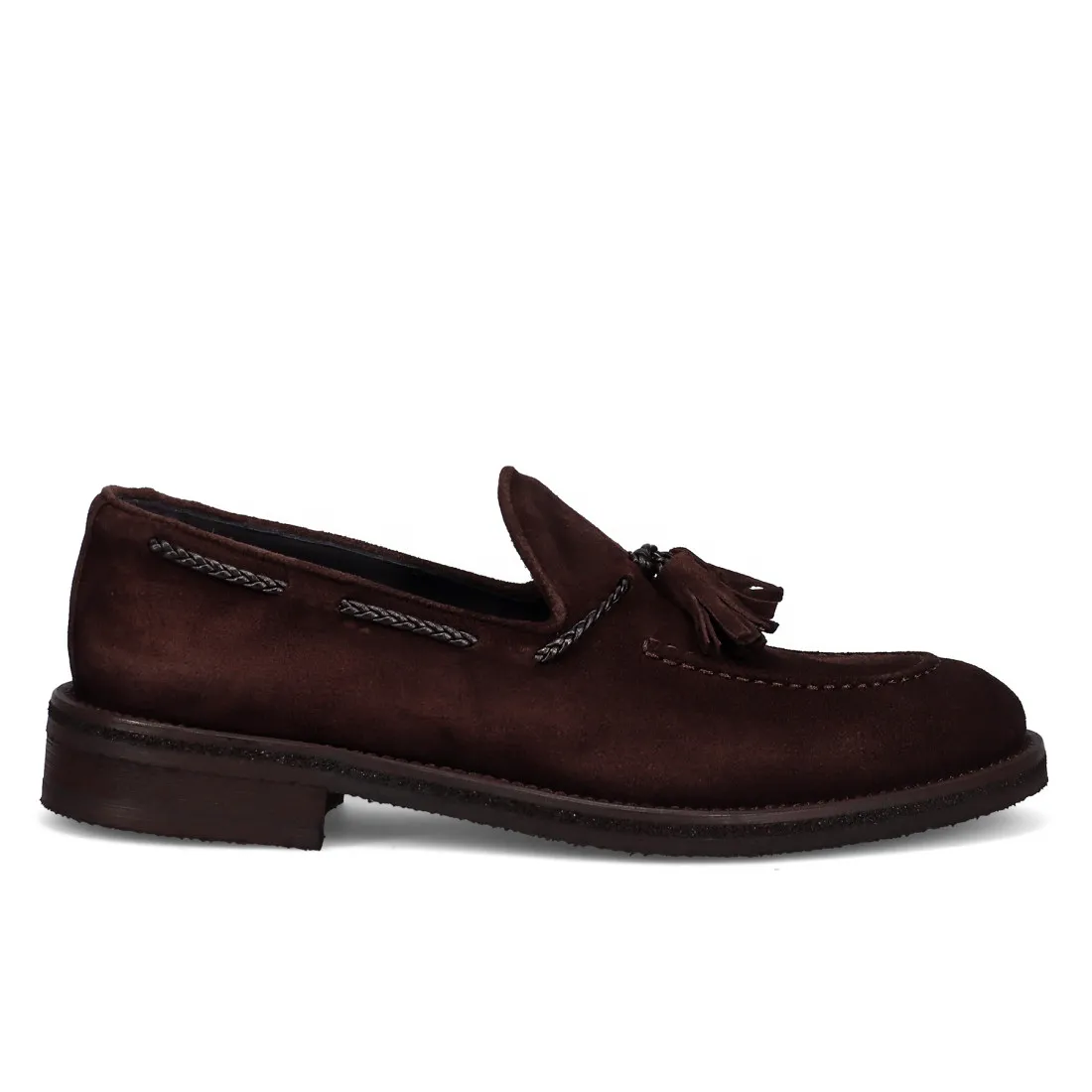 Mocassino con nappine Jerold Wilton in camoscio marrone