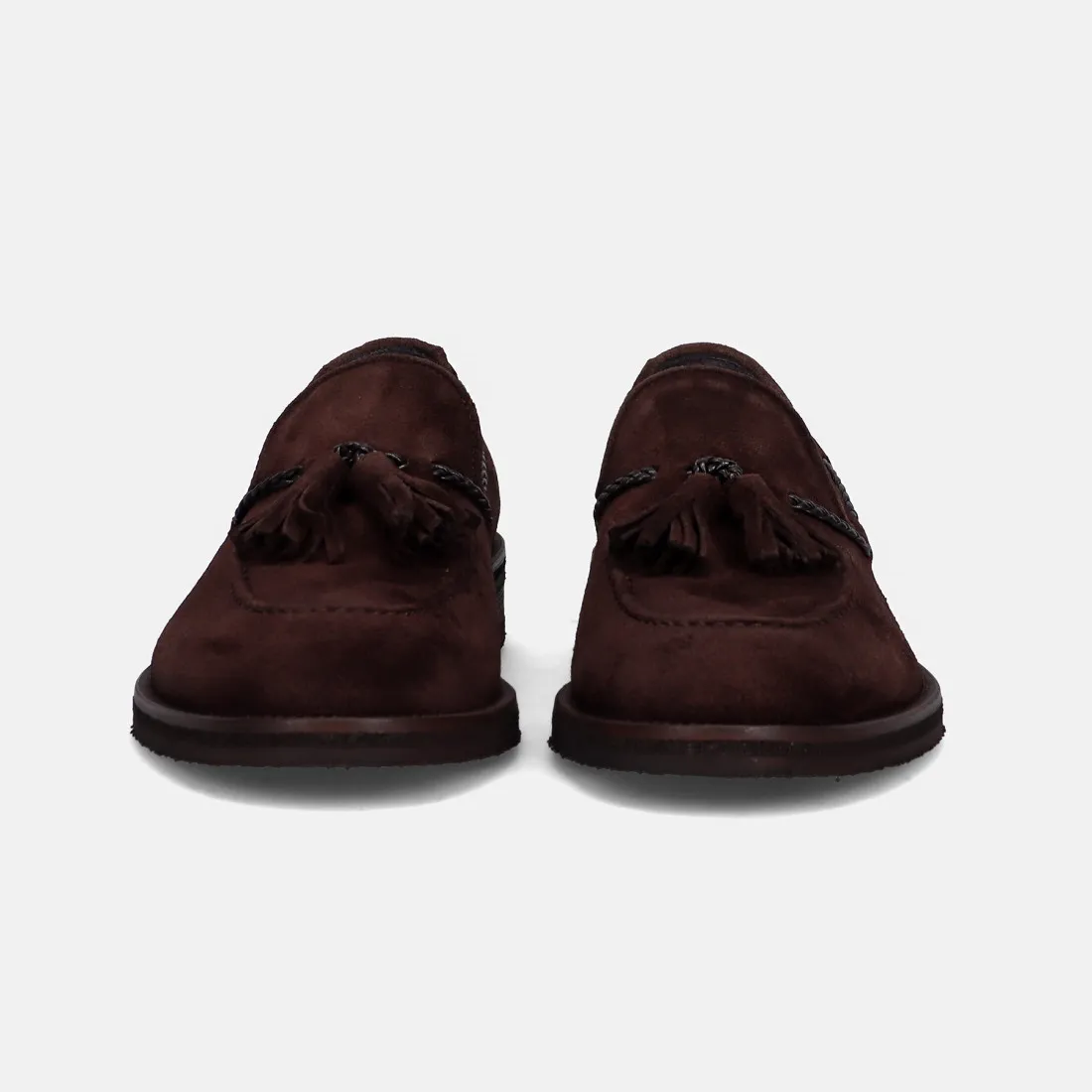 Mocassino con nappine Jerold Wilton in camoscio marrone