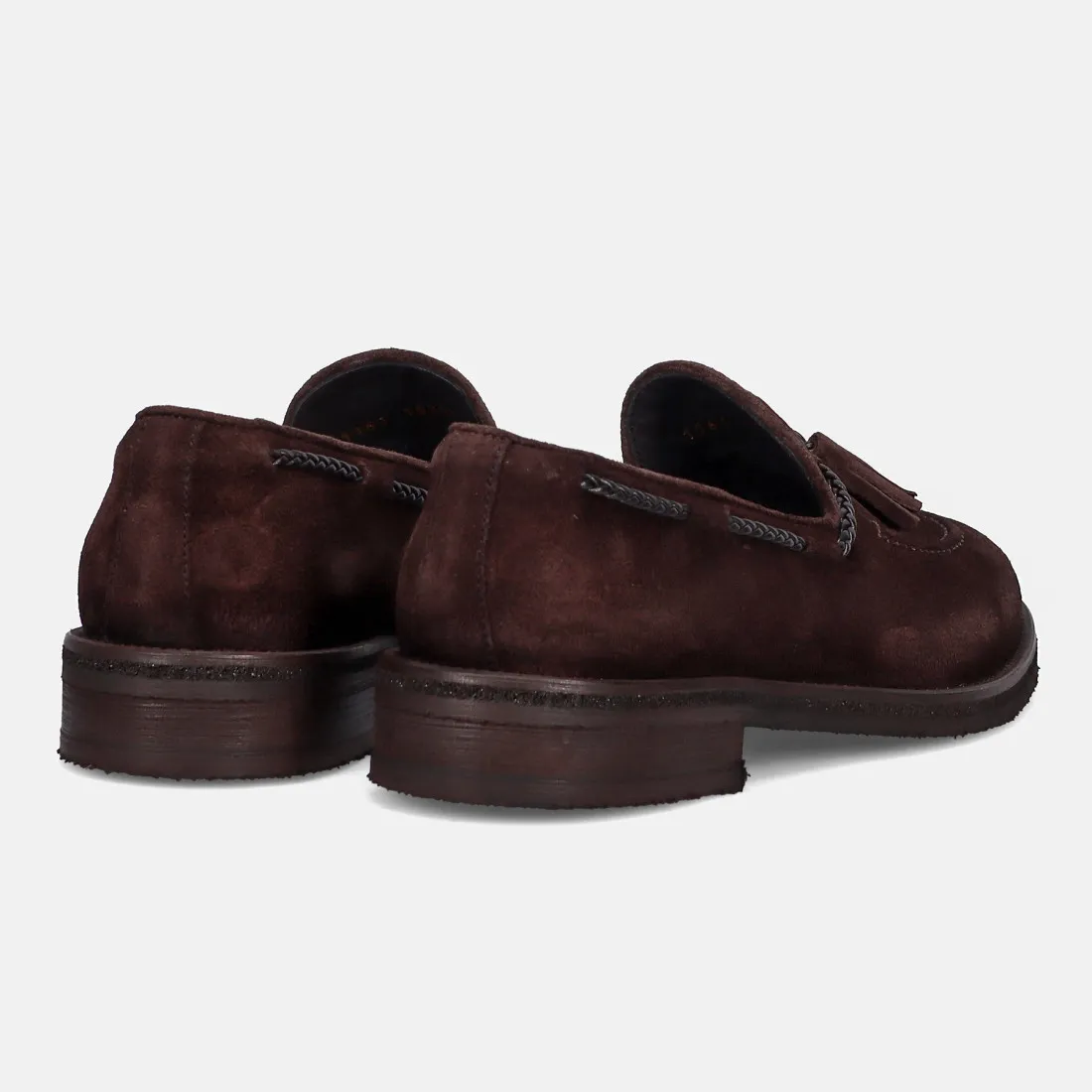 Mocassino con nappine Jerold Wilton in camoscio marrone