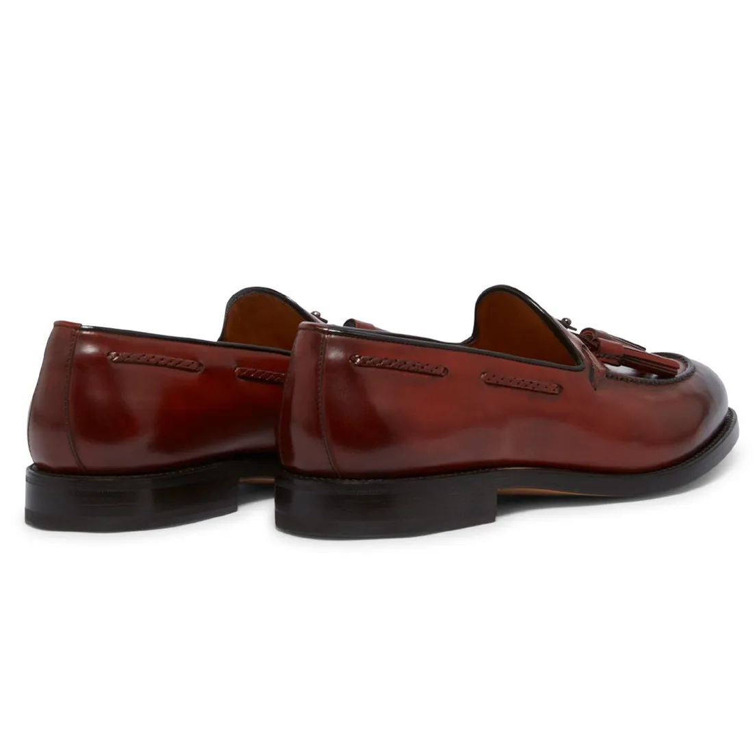 Mocassino Fabi Martin Flex Goodyear mattone con nappine