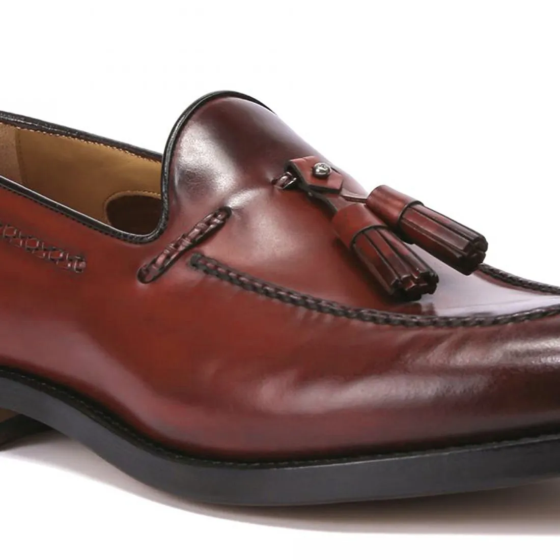 Mocassino Fabi Martin Flex Goodyear mattone con nappine