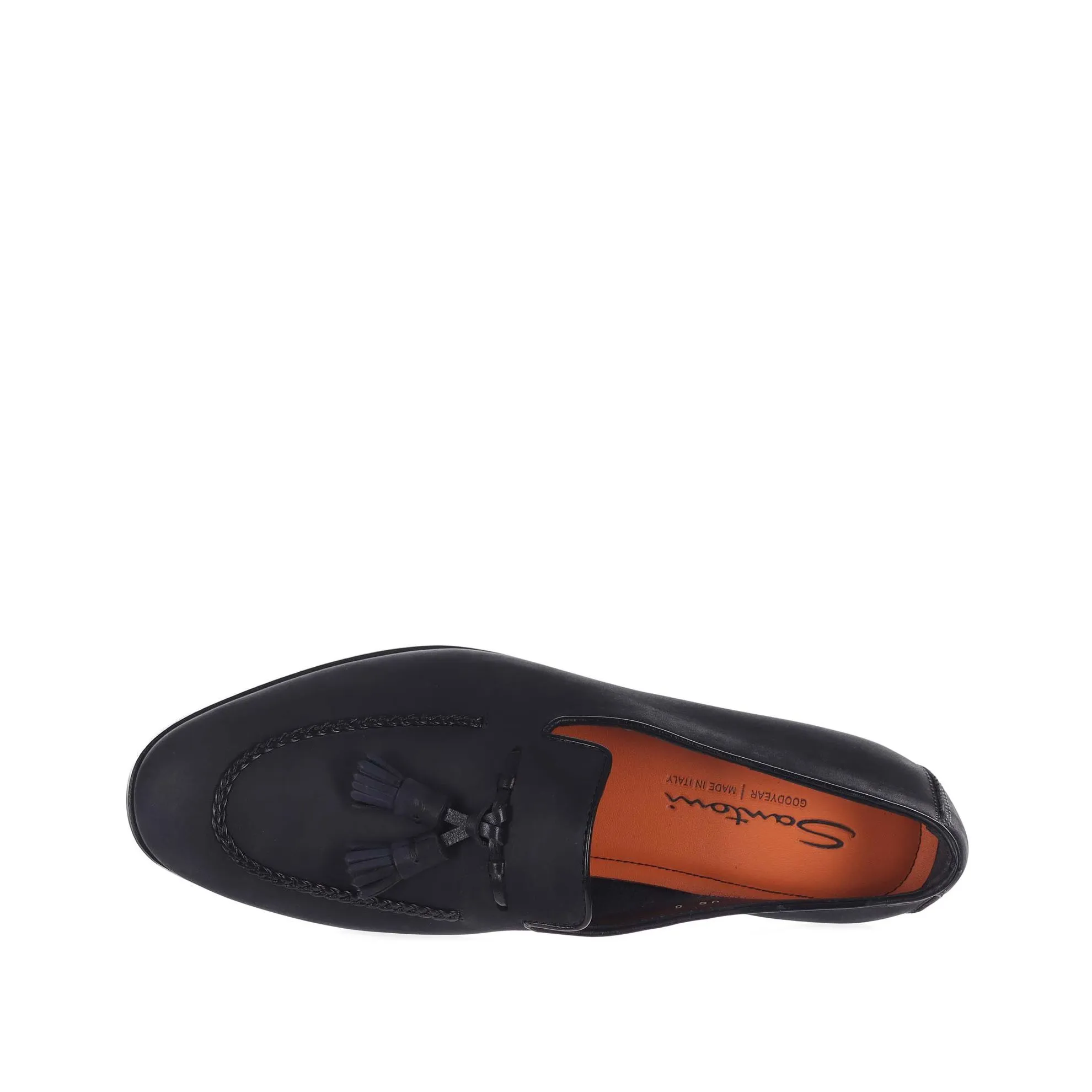 Mocassino in nabuk con nappine
