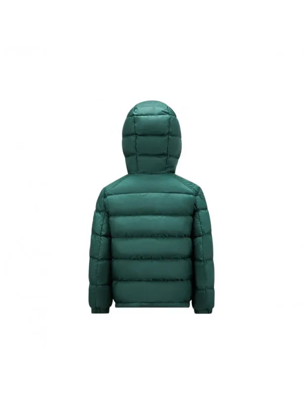 MONCLER     Giubbino Merary verde con dettagli logo Moncler