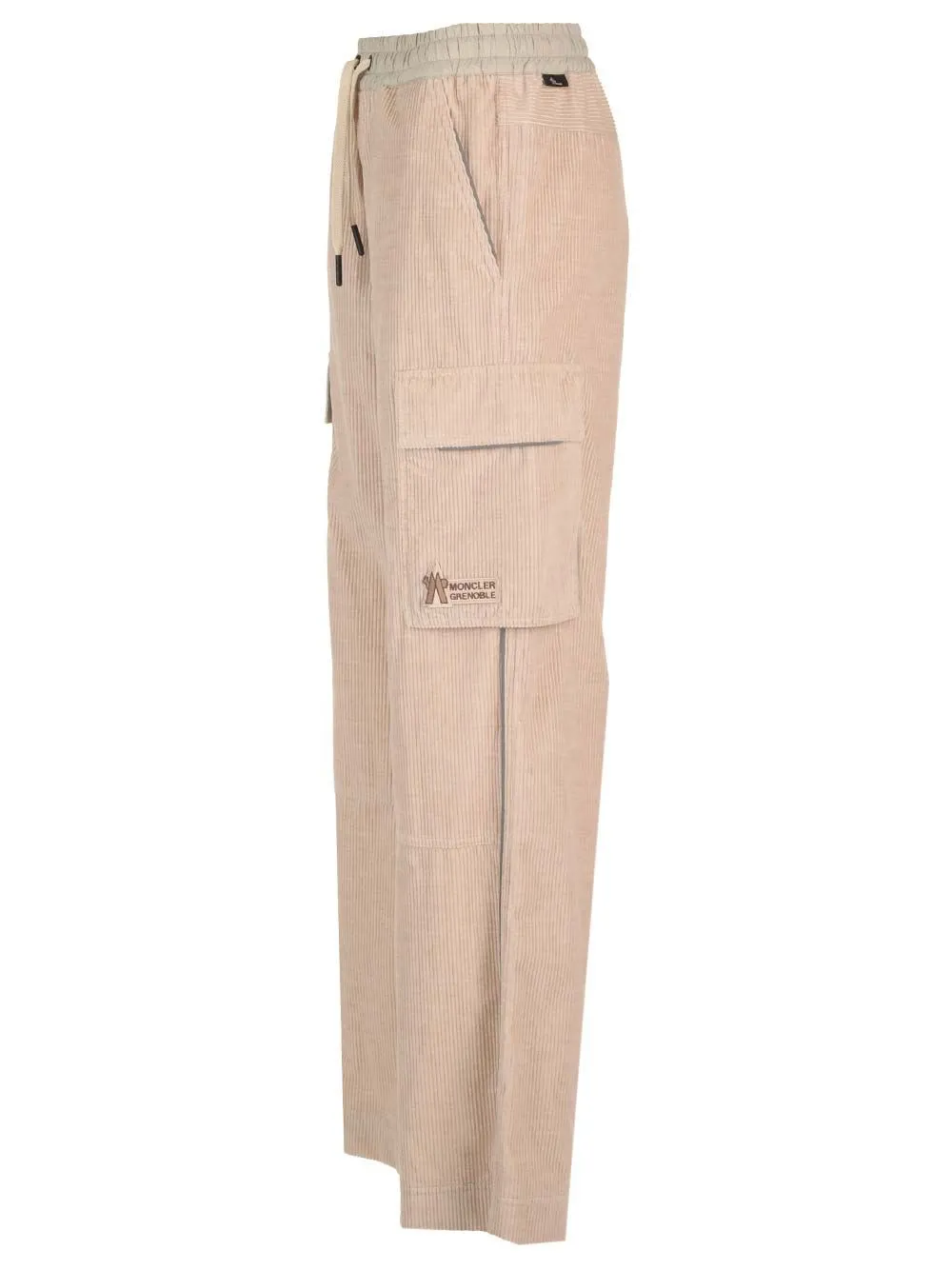   Moncler Grenoble  JOGGERS IN VELLUTO A COSTE  
