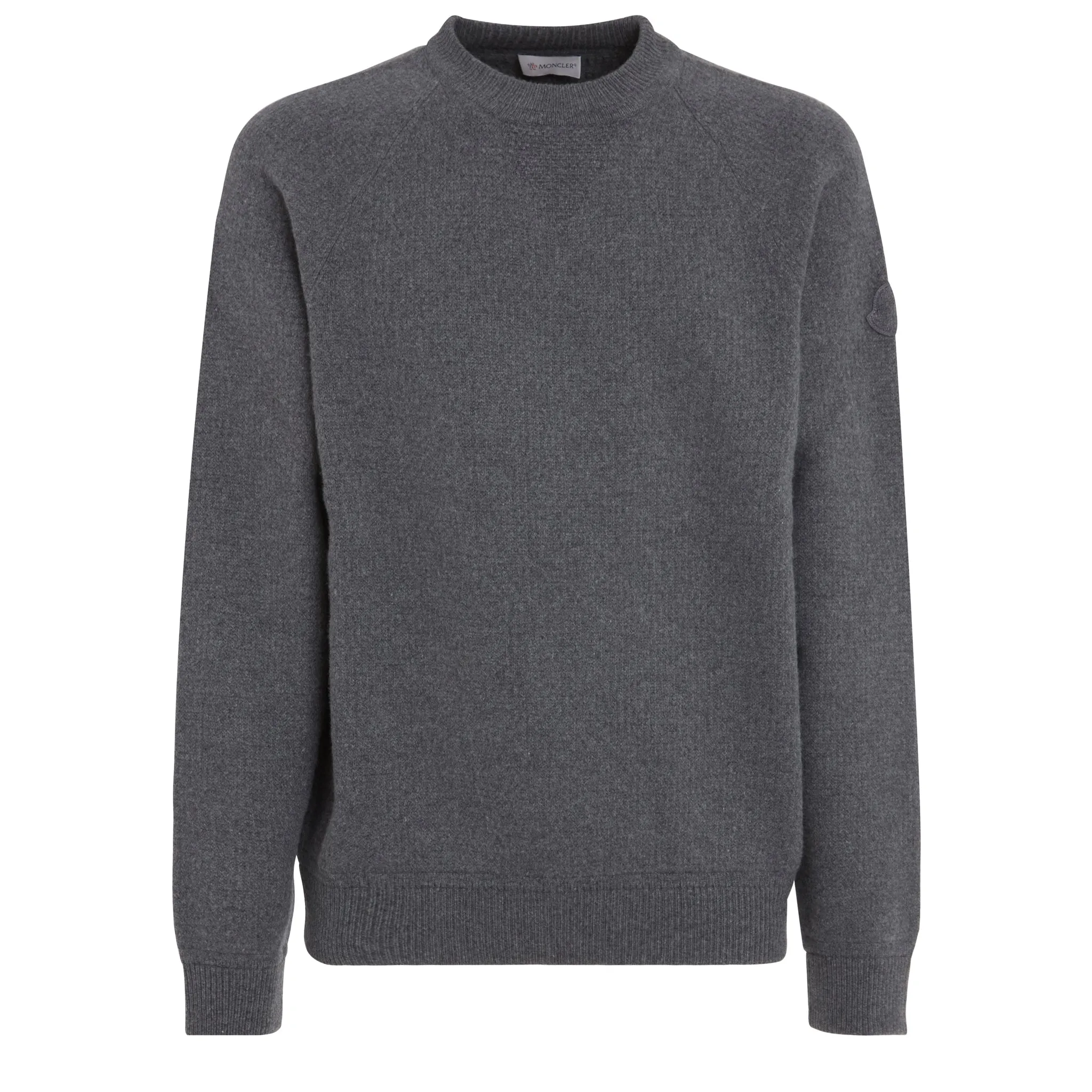 MONCLER  Maglia in lana grigia