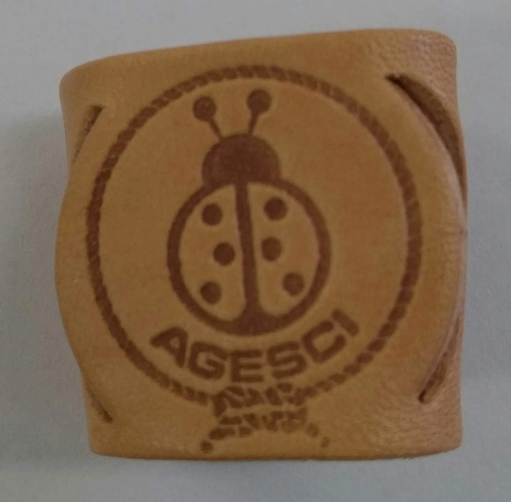 Nodo liscio Coccinella cuoio