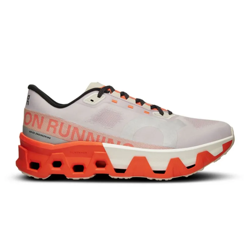 On Cloudmonster Hyper Bianco Arancione - Scarpe Running Uomo