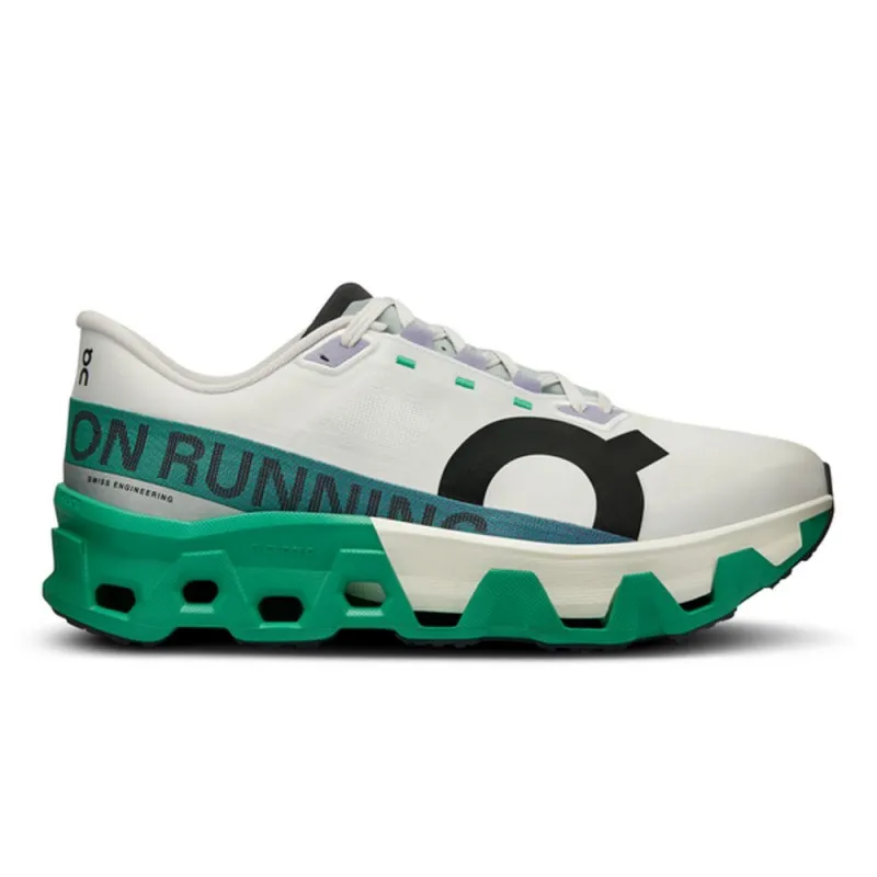 On Cloudmonster Hyper Bianco Verde - Scarpe Running Donna