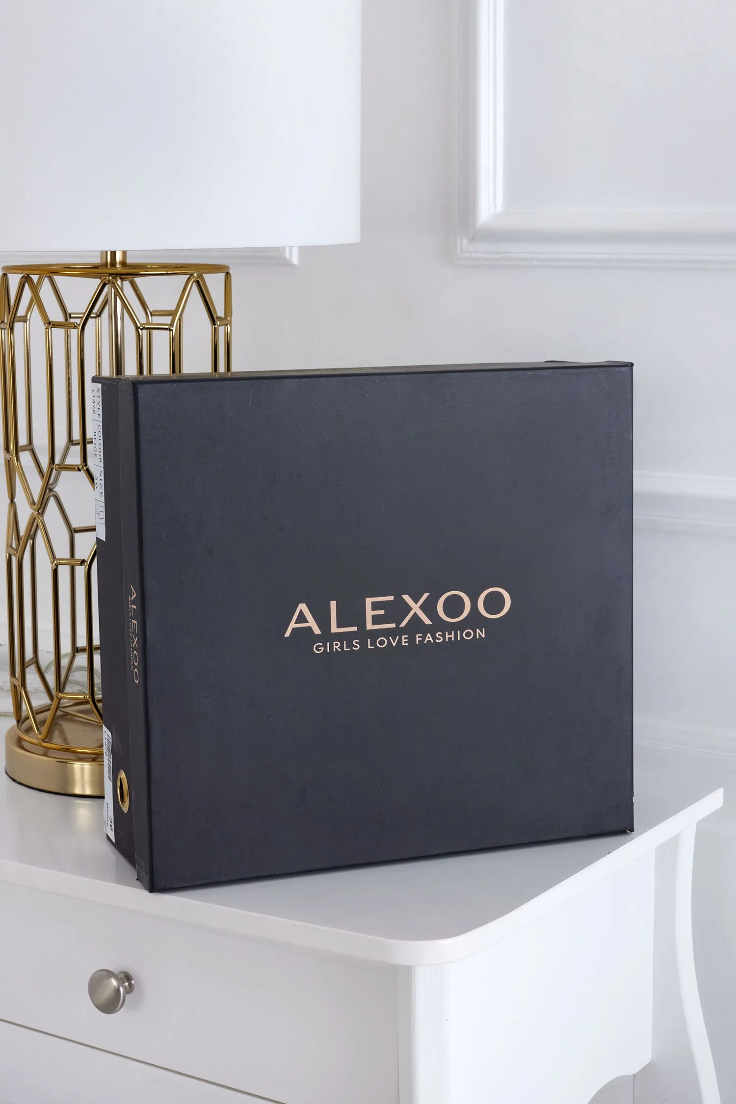 OSCAR - Stivaletti Alexoo neri con zeppa e strass