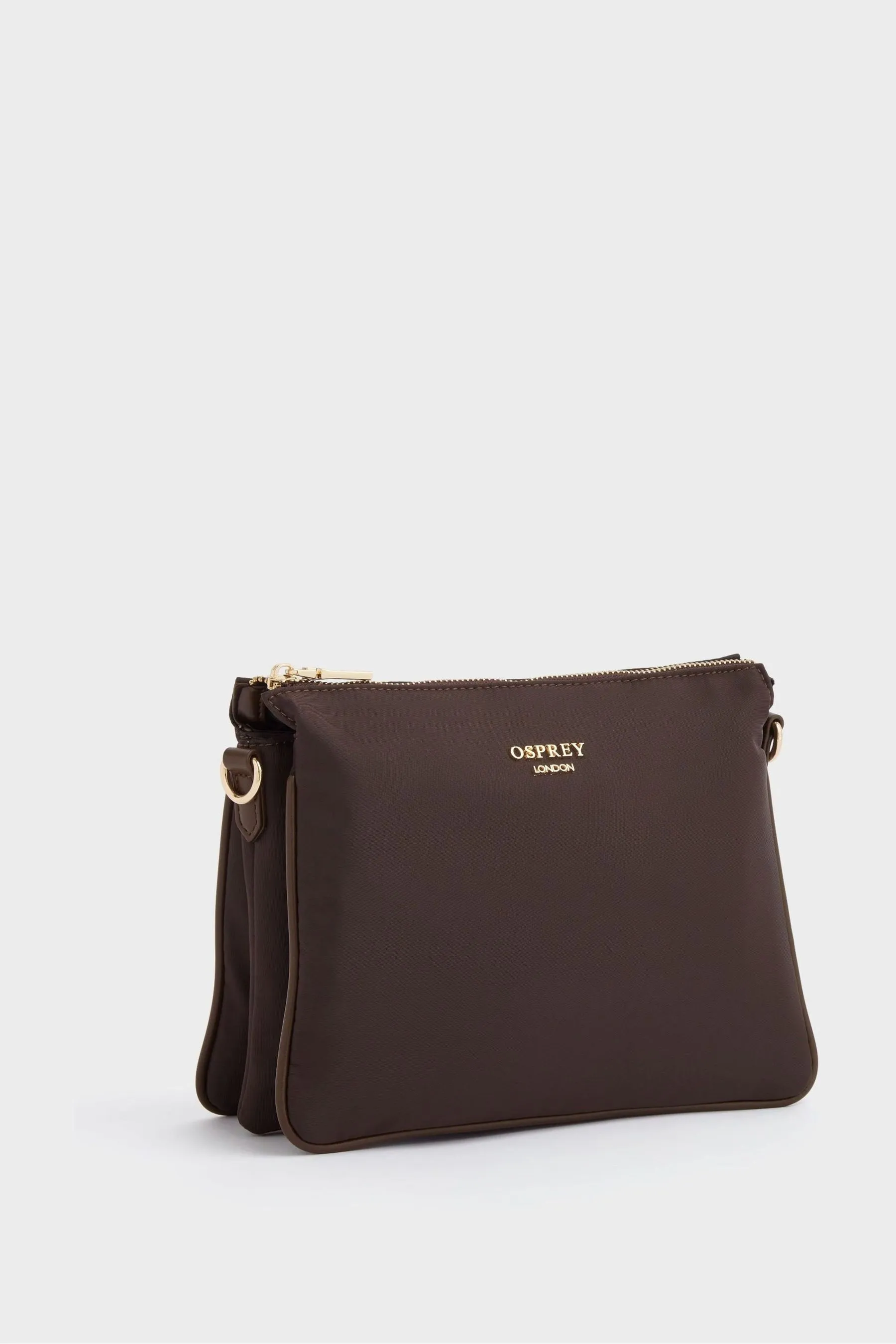 OSPREY LONDON Purple The Wanderer Nylon Crossbody Bag    