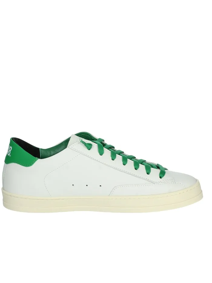 P448  SNEAKERS BASSA S23JHON-M BIANCO/VERDE