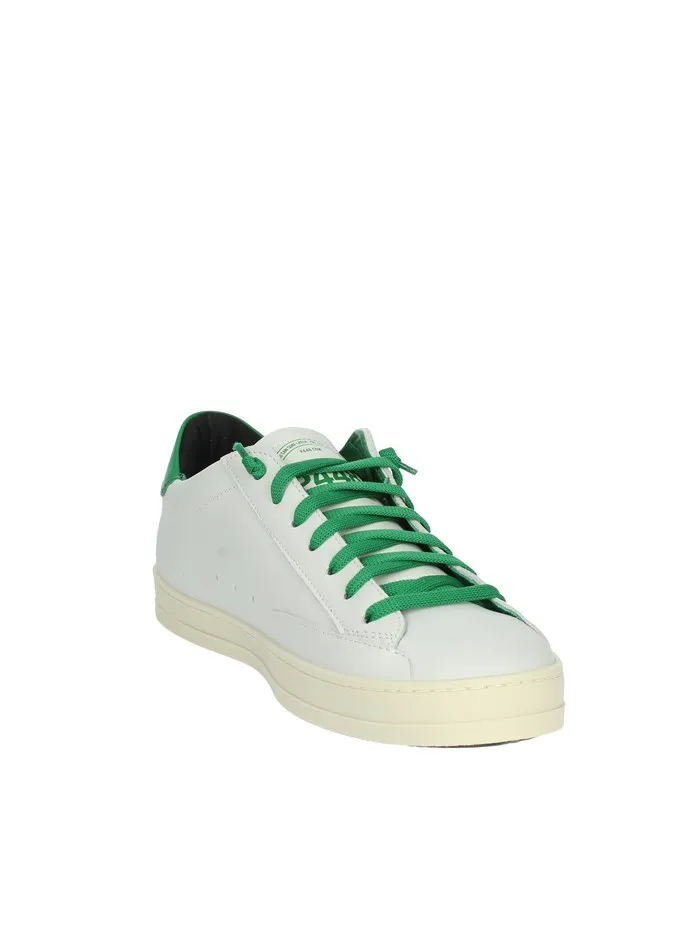 P448  SNEAKERS BASSA S23JHON-M BIANCO/VERDE