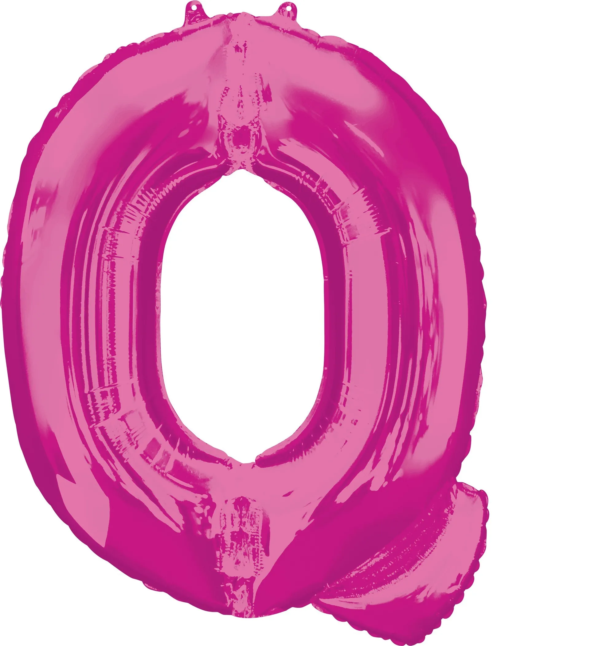 Palloncino foil lettera Q rosa XL 86cm