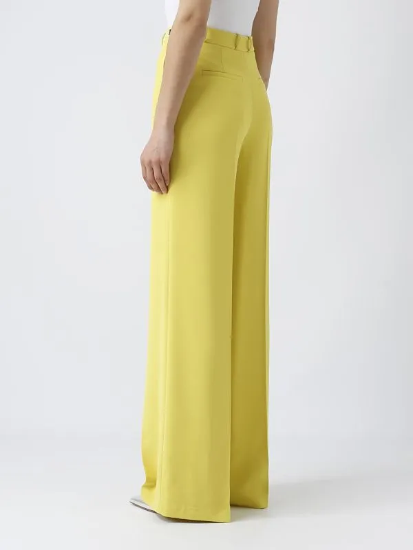 Pantalone donna Elisabetta Franchi in crepe leggero Cedro