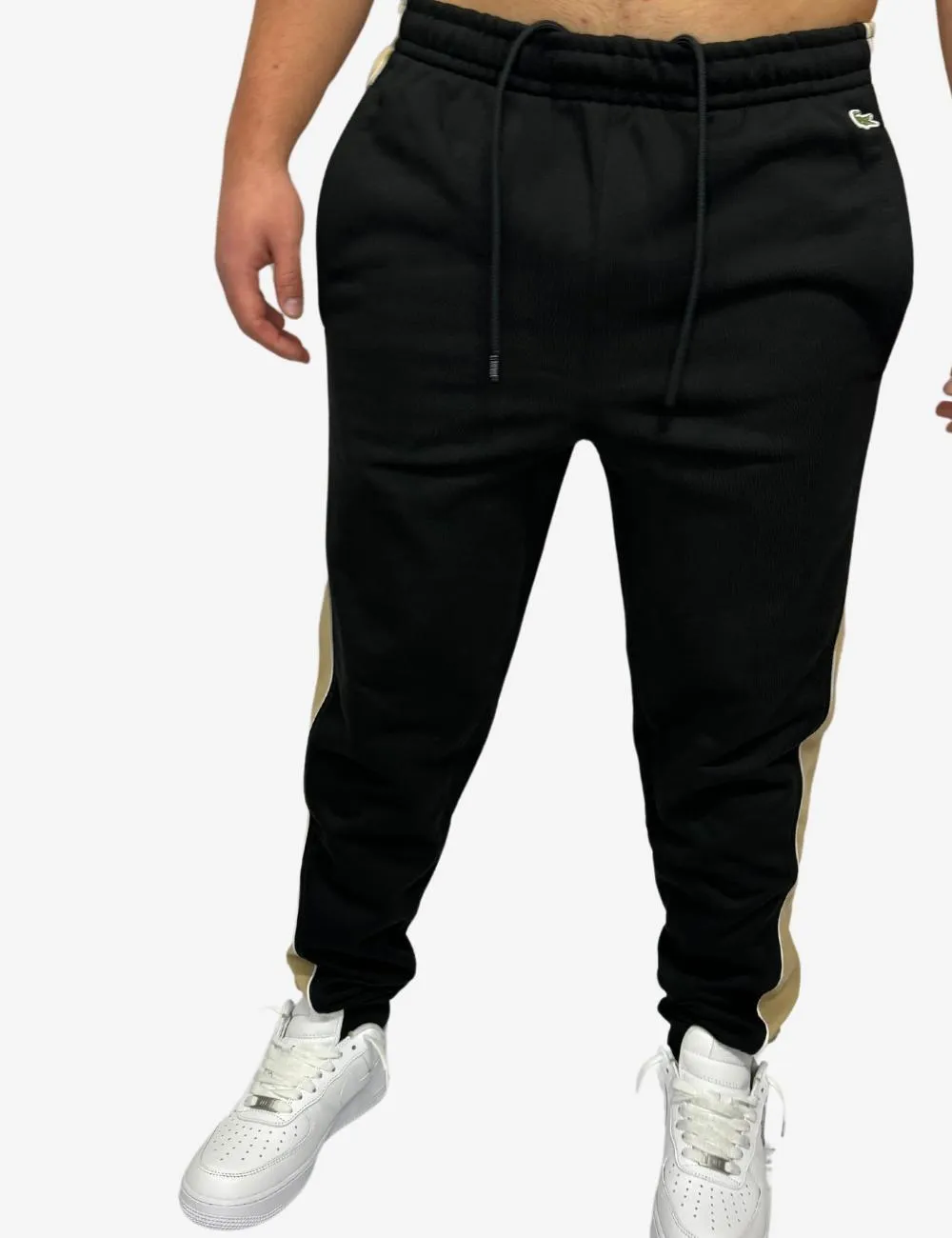 Pantalone Lacoste con banda uomo