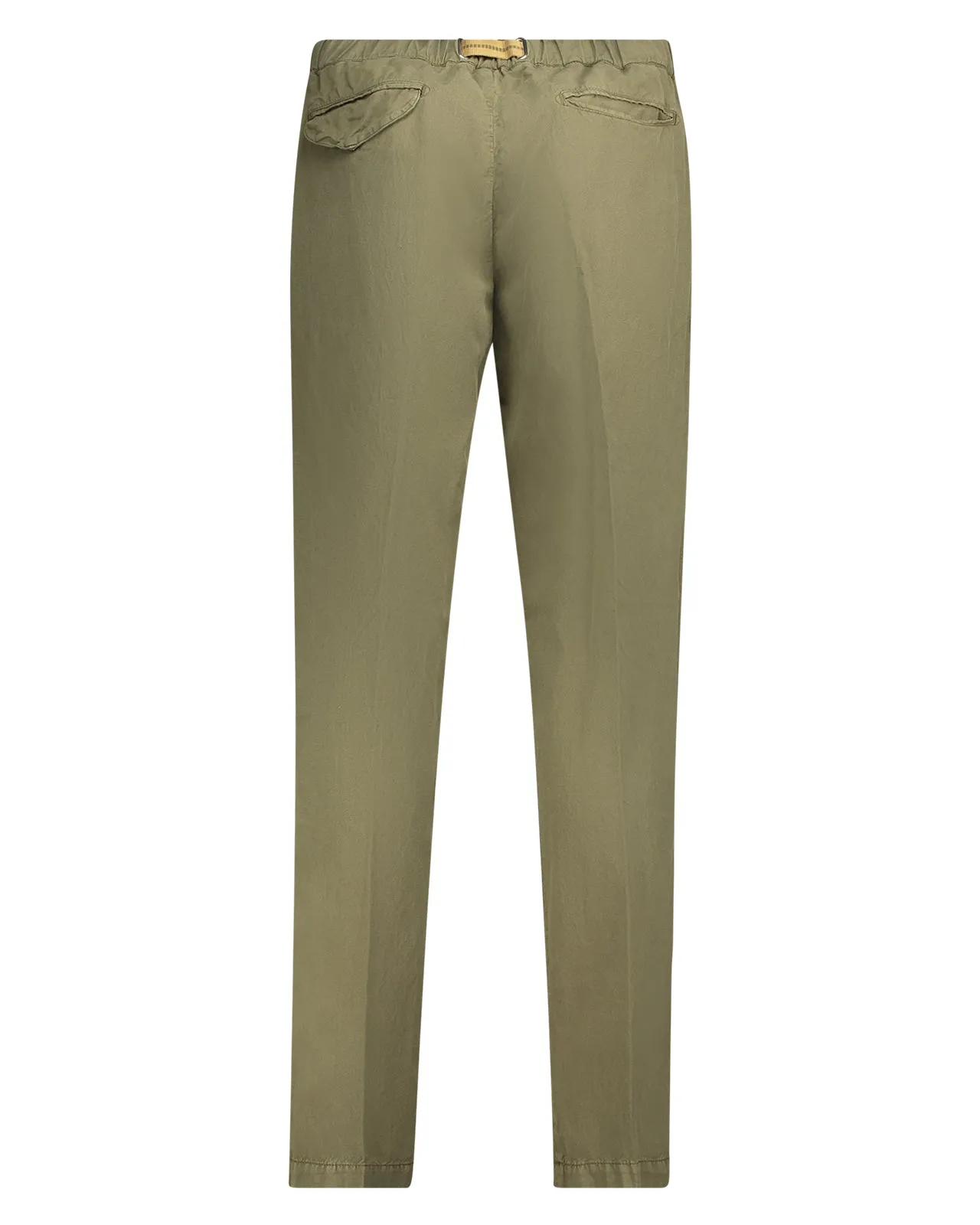 Pantalone lungo cotone verde