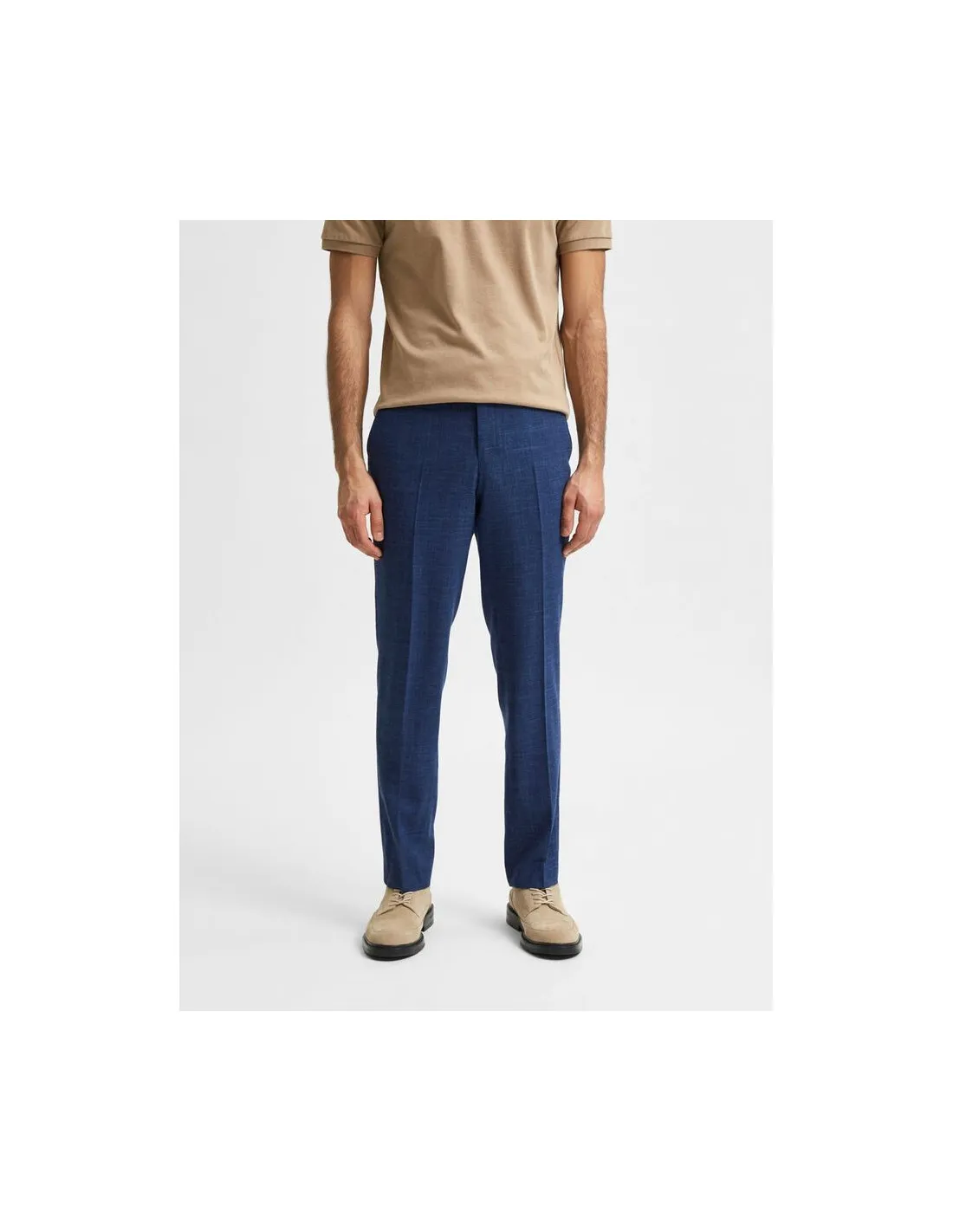 Pantaloni da abito uomo blu Oasis Selected