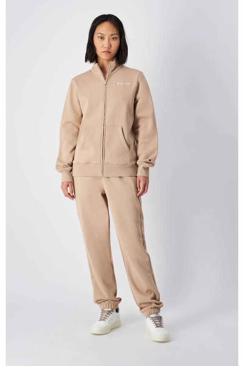 Pantaloni joggers in felpa donna Beige