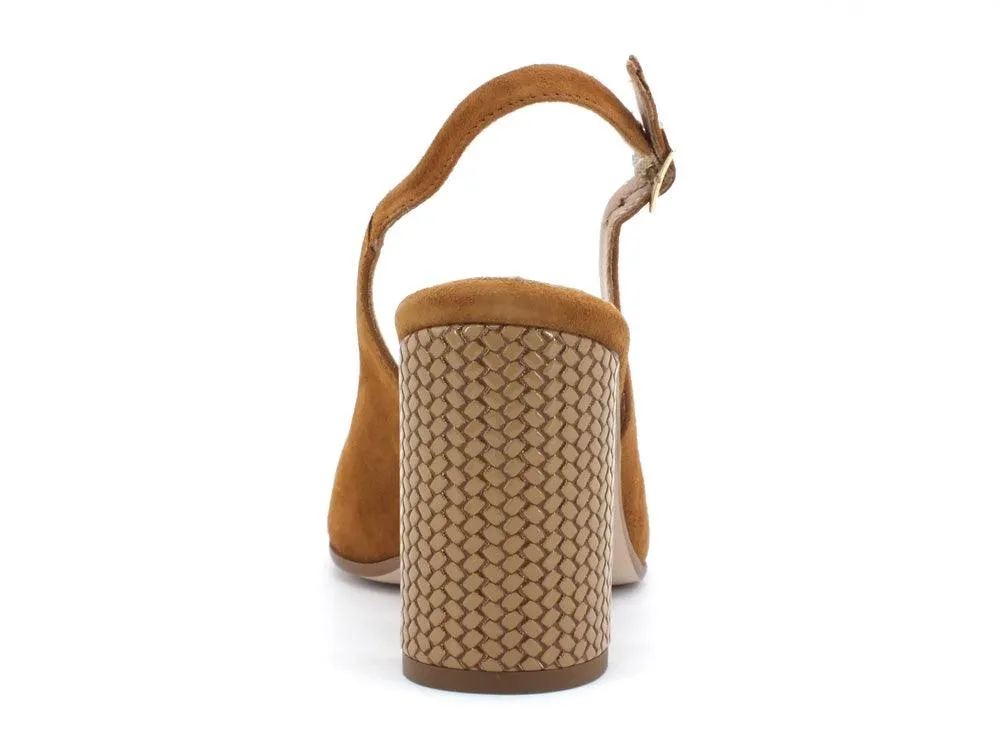 PAOLA FERRI Sandalo Cuoio Naturale D5212