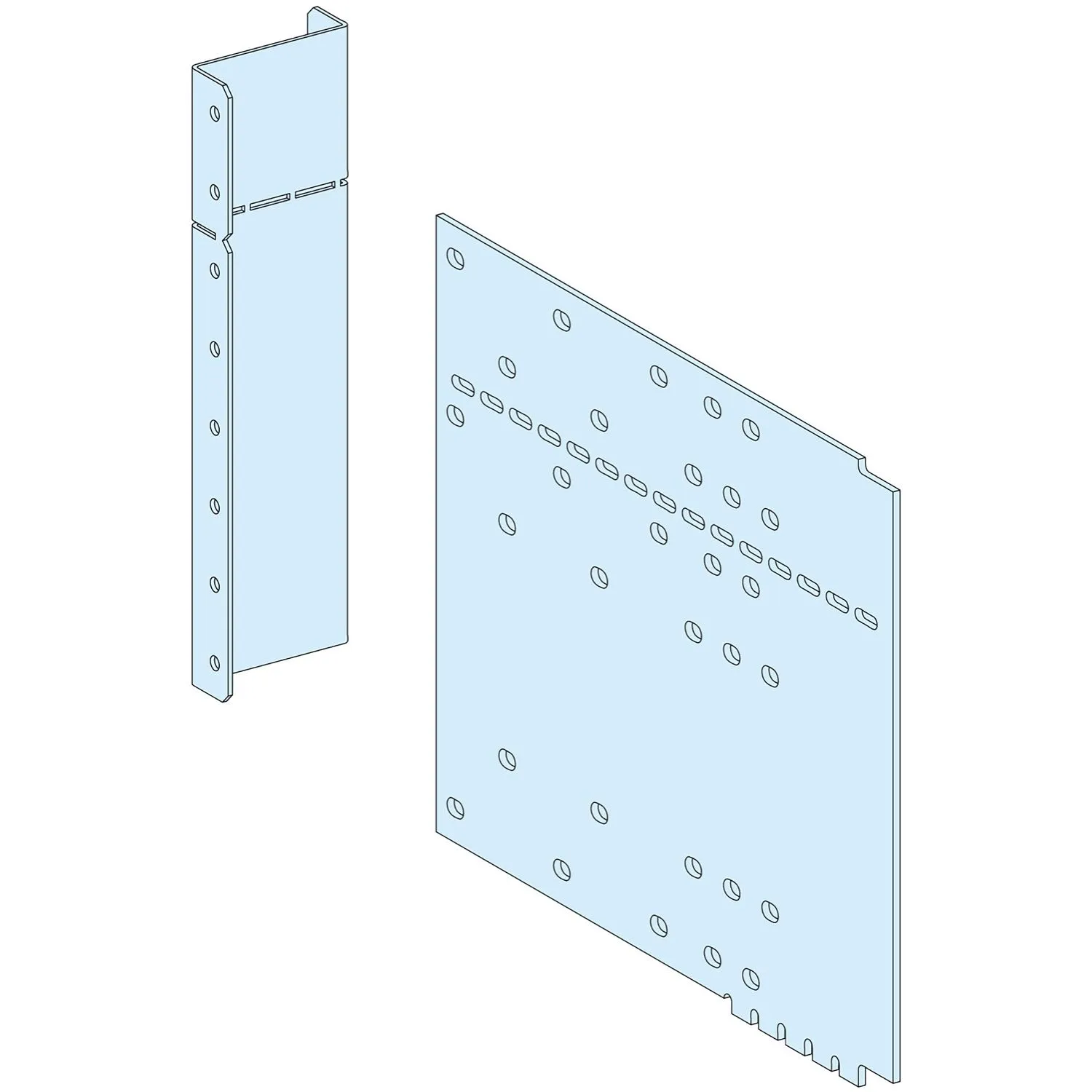 Partizione Schneider Electric PrismaSeT P per Struttura PrismaSeT P, 2238 x 200mm