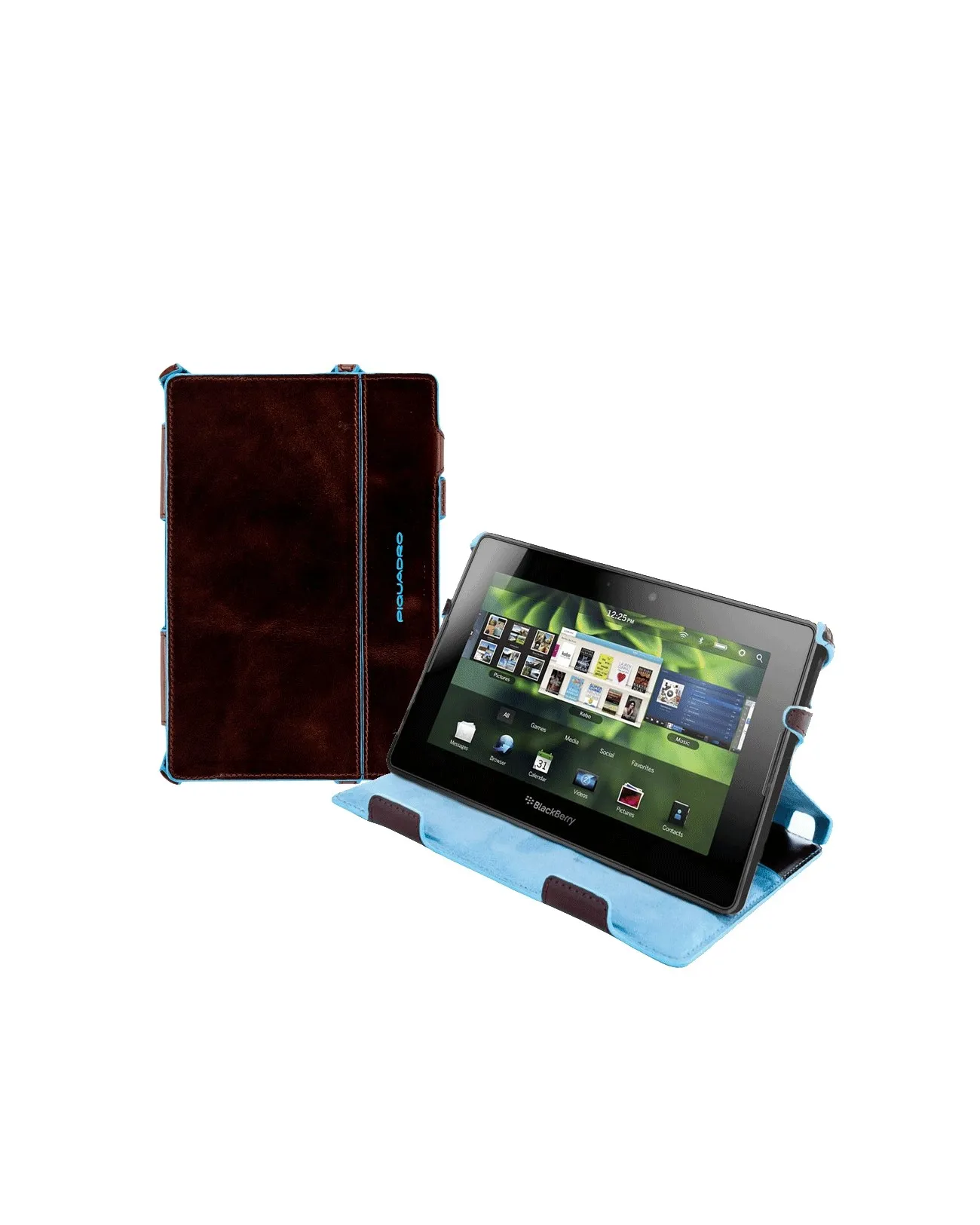 PIQUADRO - Custodia Black Barry Playbook in pelle rigido - Mogano - AC2752B2/MO | Studioarch.com
