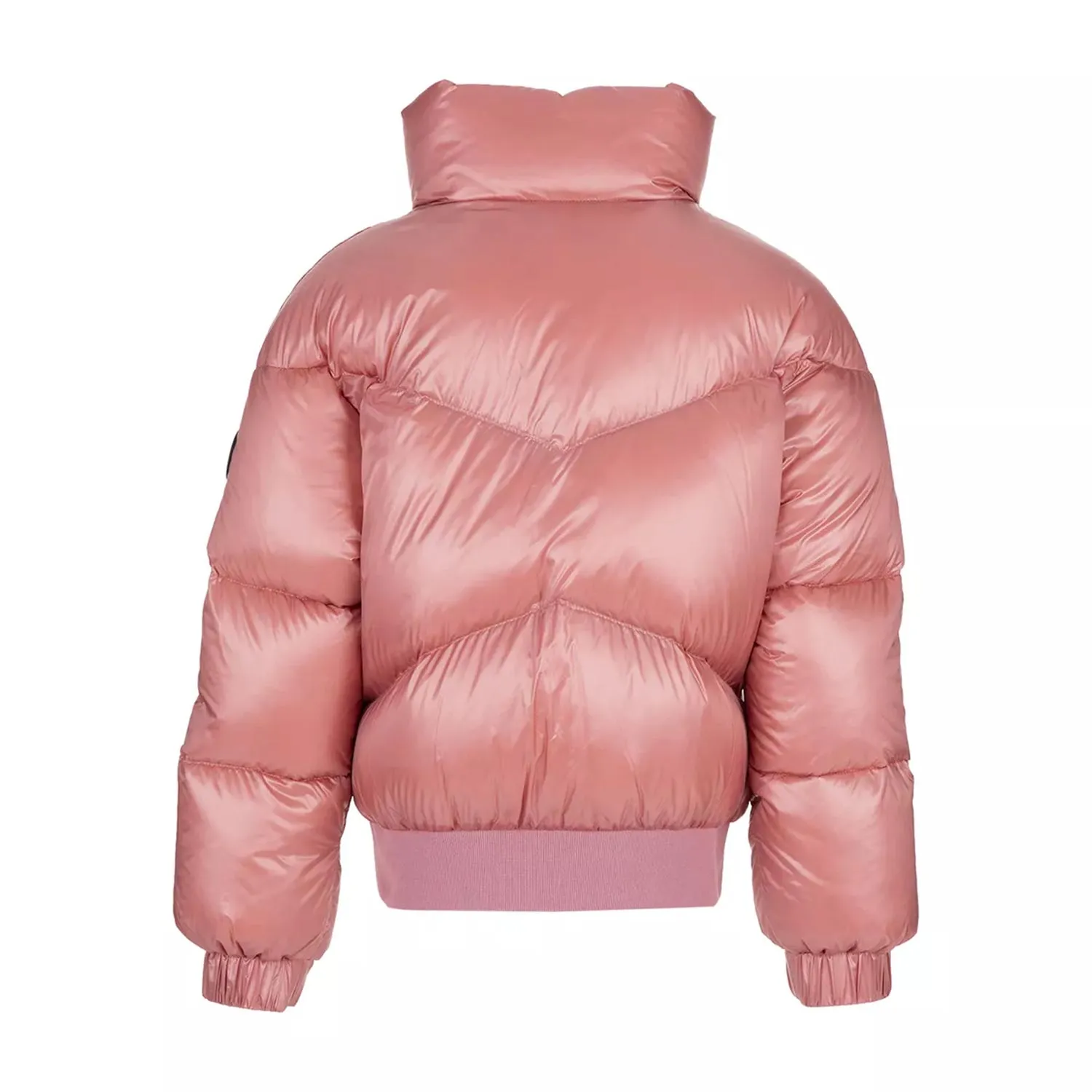 Piumino Aliquippa Bomber Rosa Dry Satinato