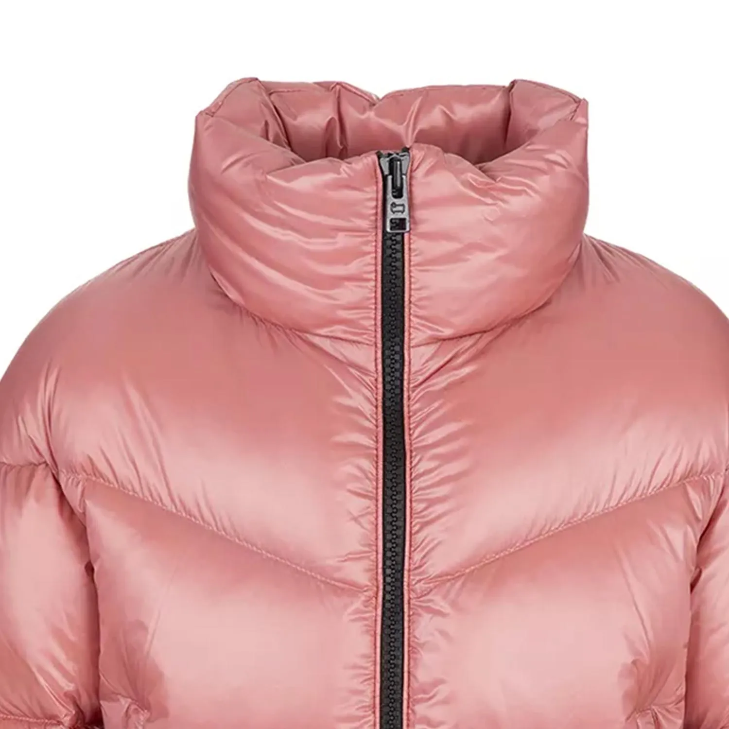 Piumino Aliquippa Bomber Rosa Dry Satinato