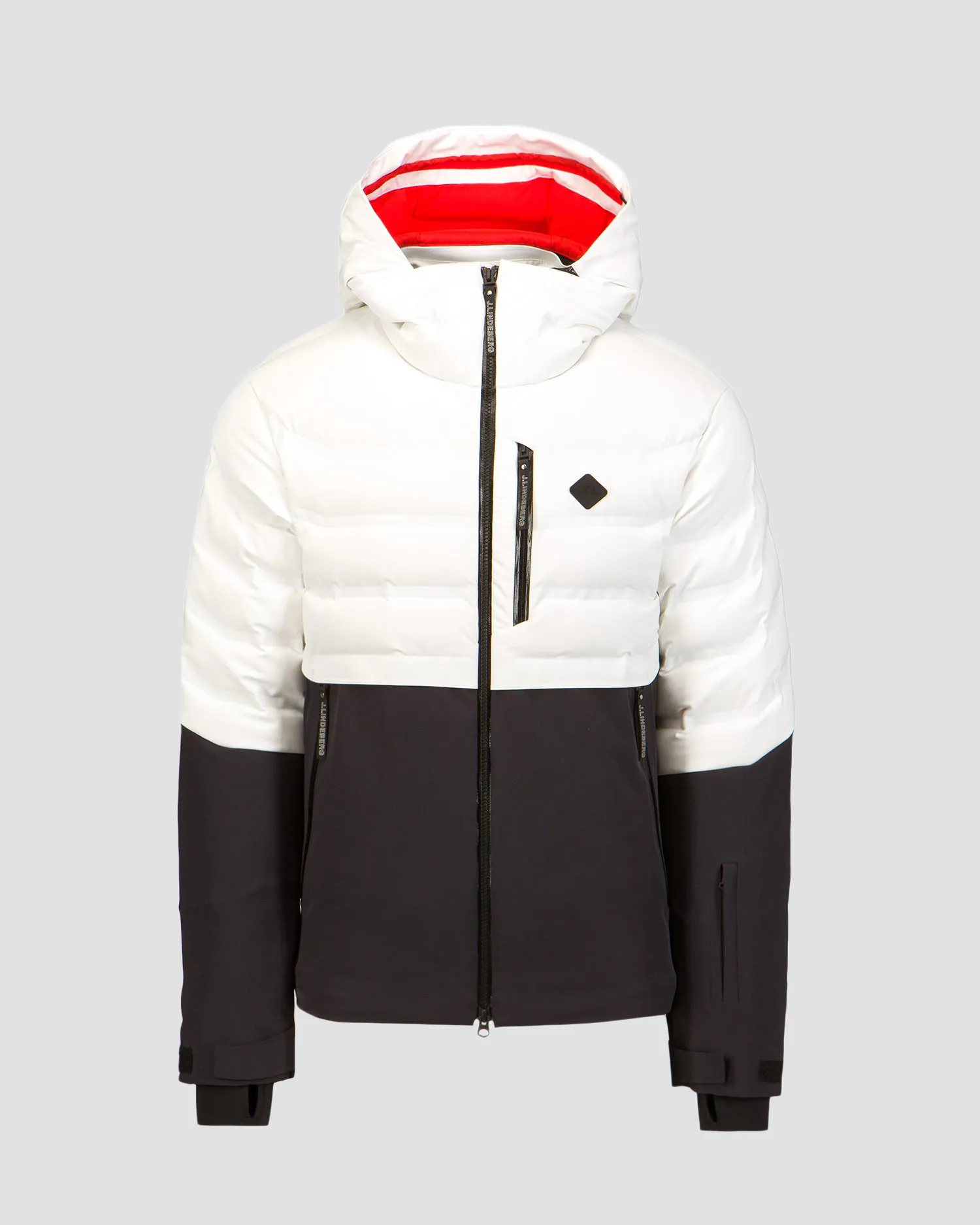 Piumino bianco da uomo J.Lindeberg Orbit SMOW08872-white