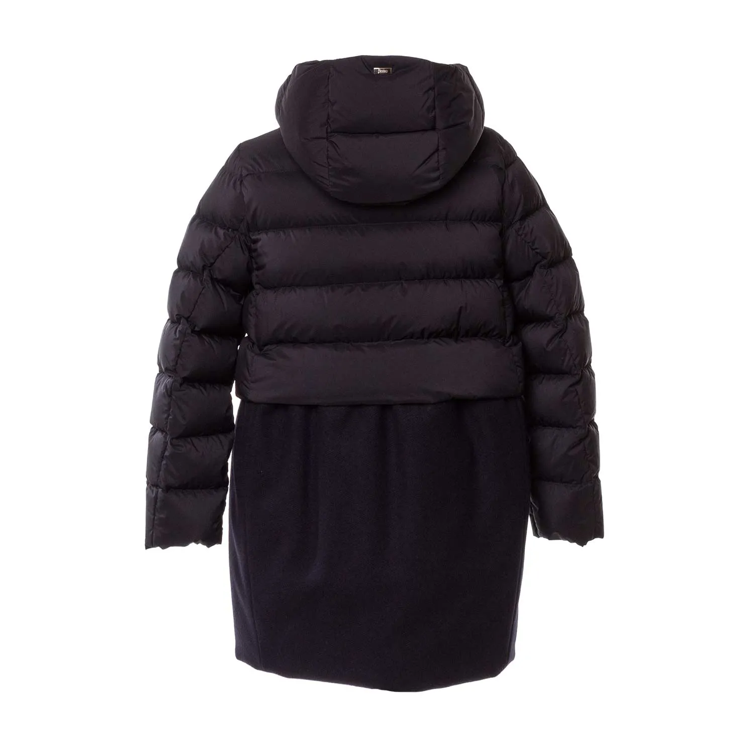 Piumino Con Inserto In Lana Girl