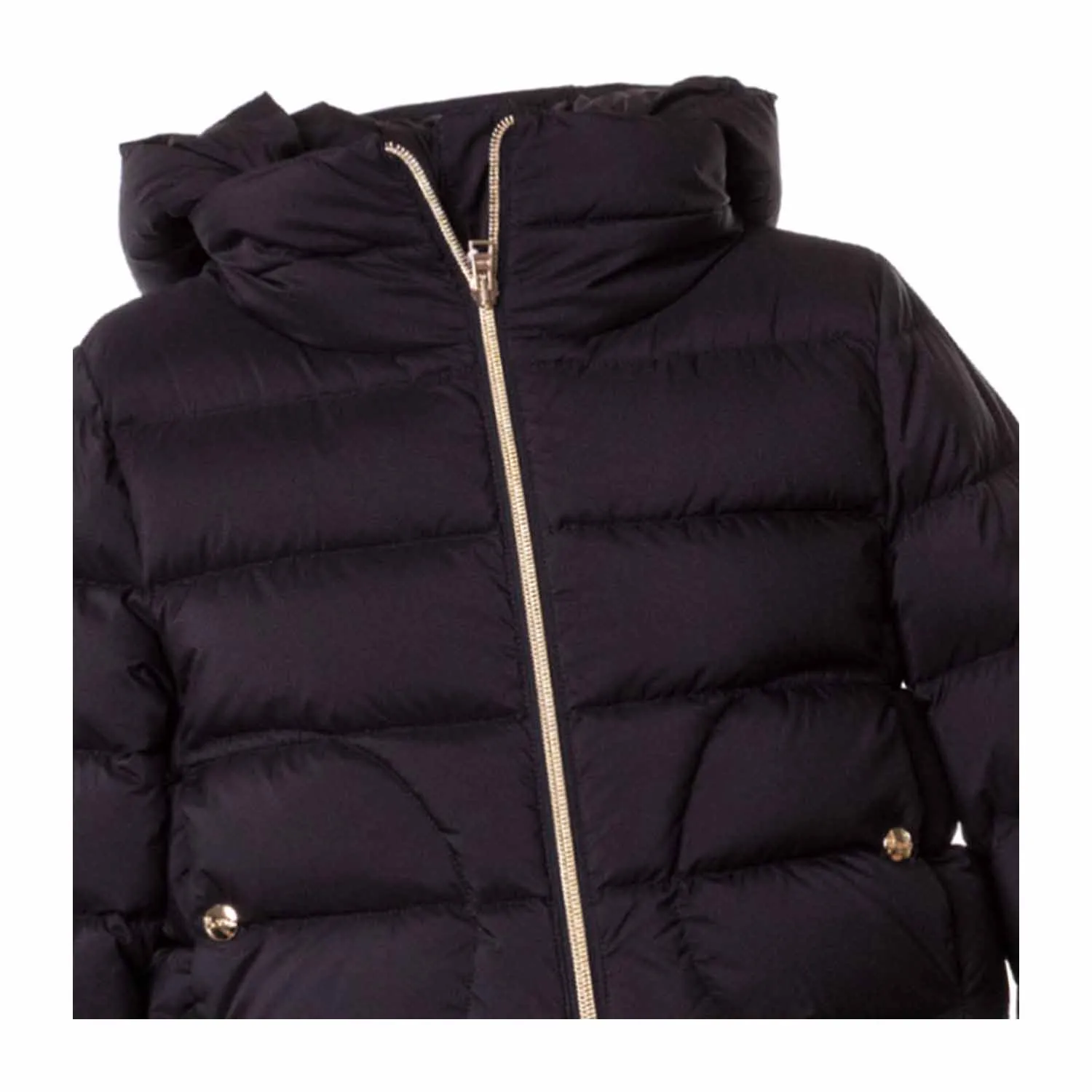 Piumino Con Inserto In Lana Girl