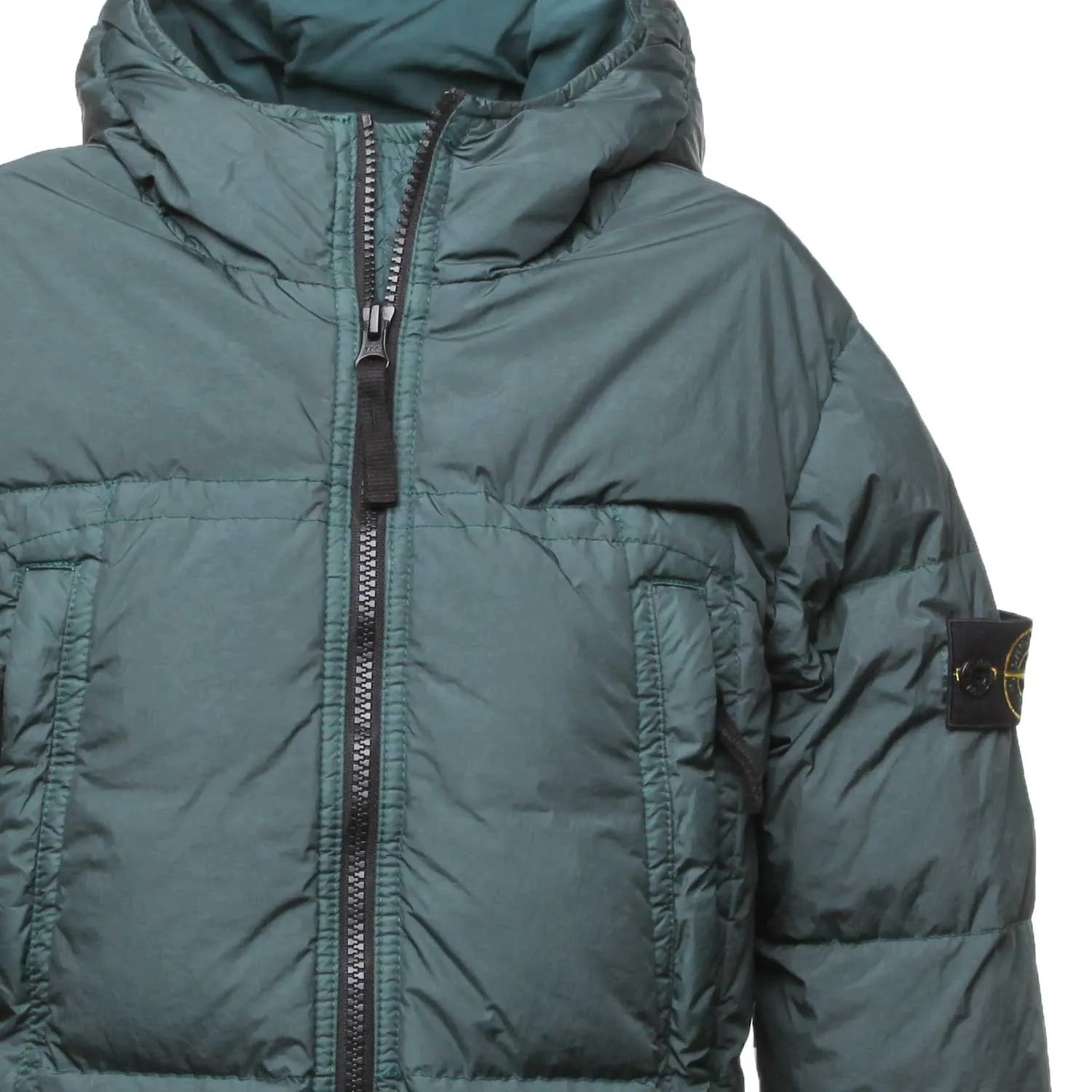 Piumino Verde Ottanio Bambino E Teen