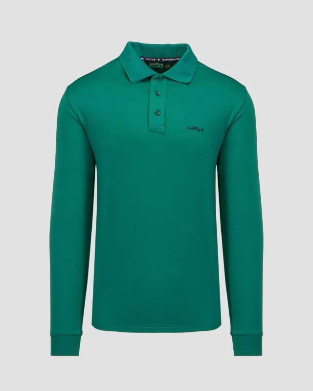 Polo męskie z długim rękawem Chervo Anguy 56348-688