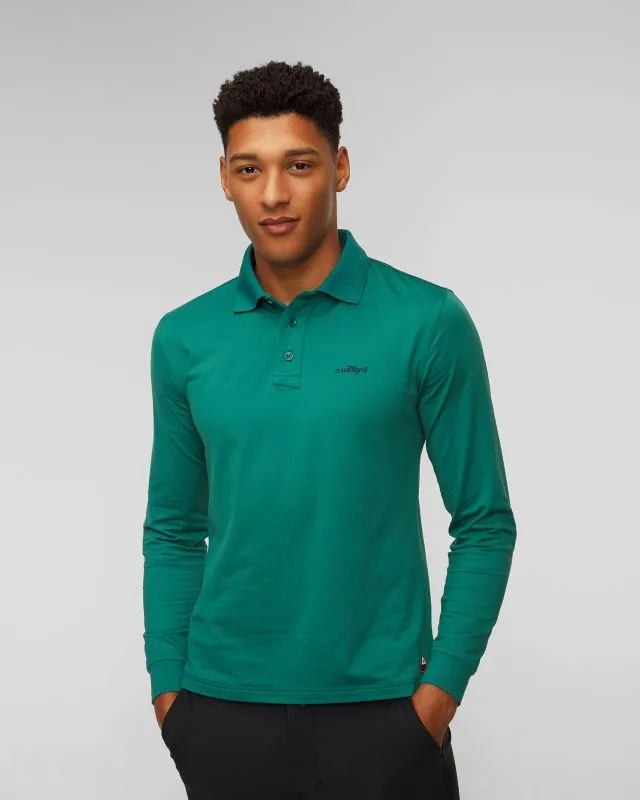 Polo męskie z długim rękawem Chervo Anguy 56348-688
