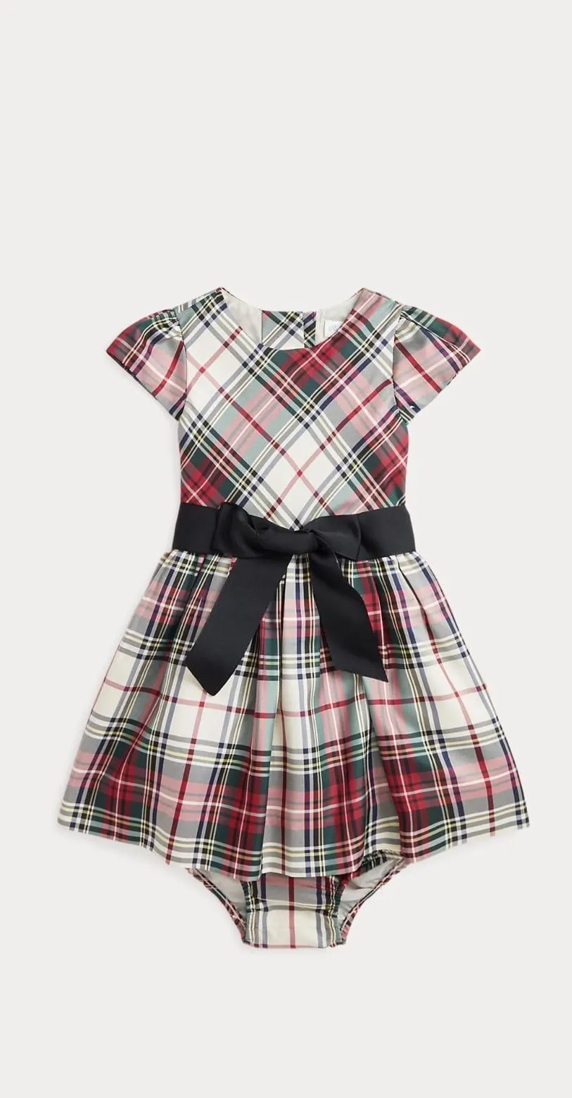 Polo Ralph Lauren abito tartan con coulotte