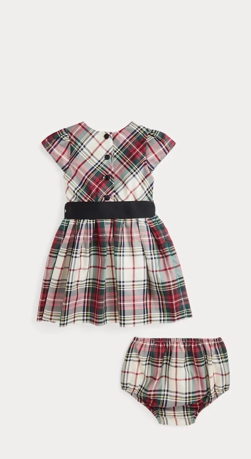 Polo Ralph Lauren abito tartan con coulotte