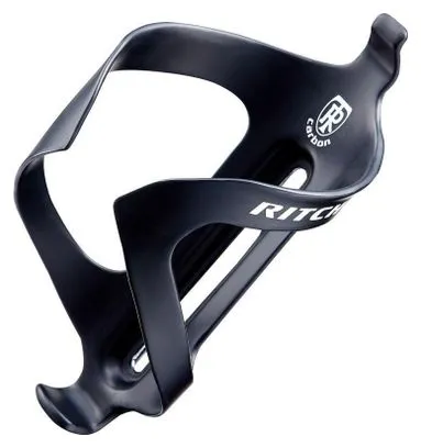 Portaborraccia Ritchey WCS Carbon UD nero con logo bianco