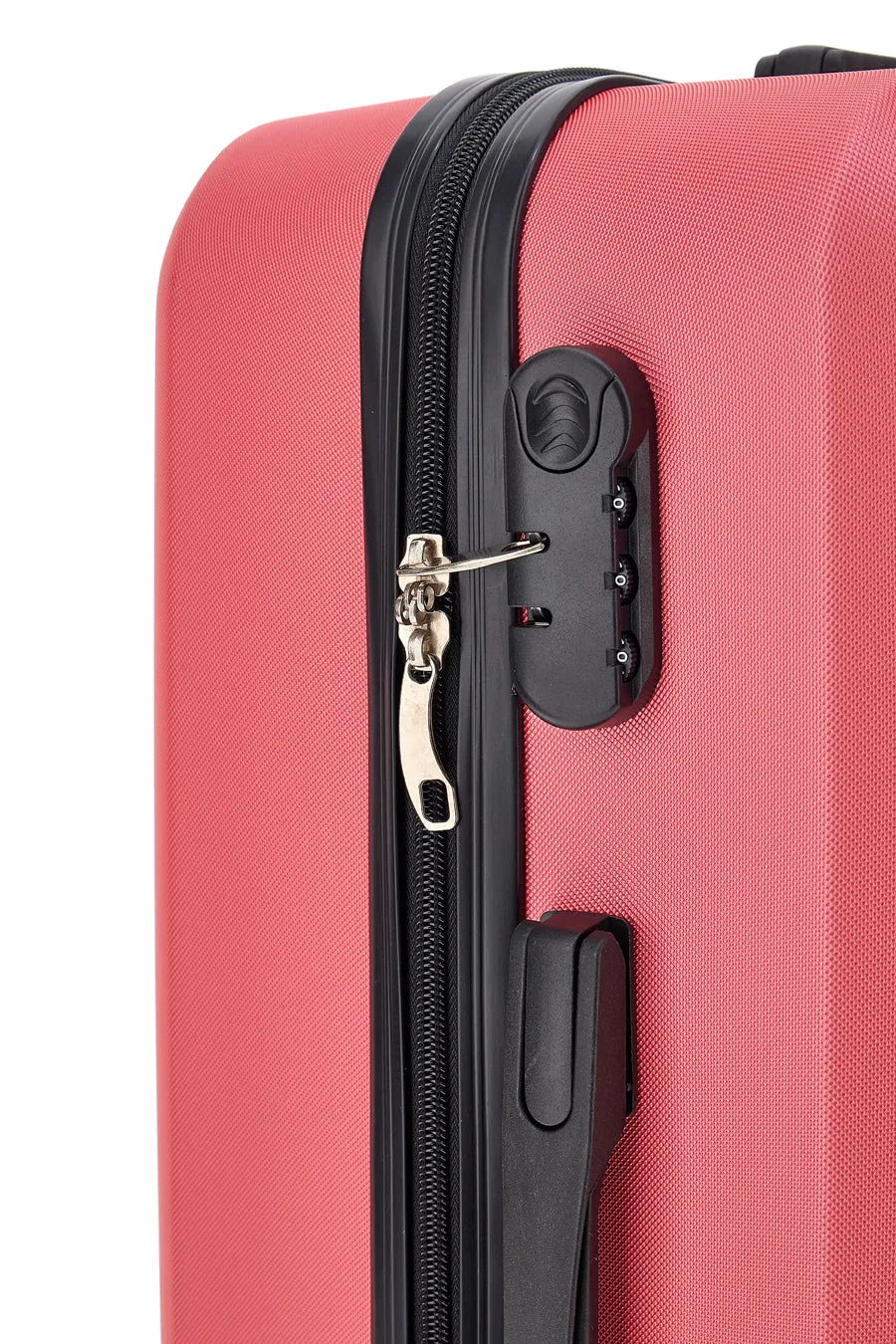   PRIMA RIGA Valigia Rosa Rigida Large Prima Riga PR095/G