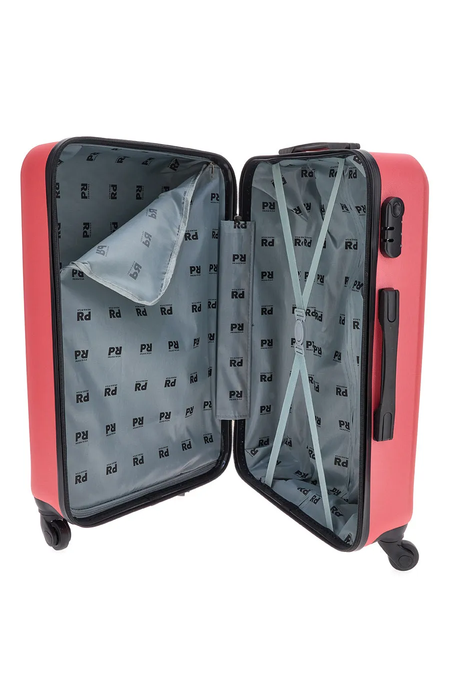   PRIMA RIGA Valigia Rosa Rigida Large Prima Riga PR095/G