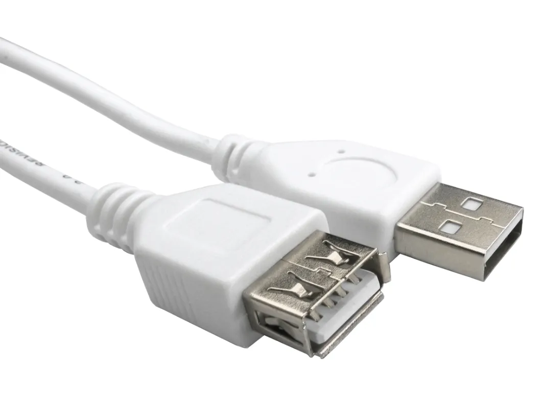 Prolunga USB RS PRO USB A/USB A, L. 1.8m, col. Bianco