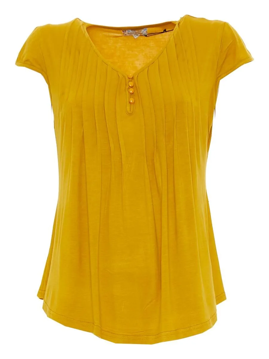 S24T11 - Maglia tinta unita Sunny Psychotria Baba Design