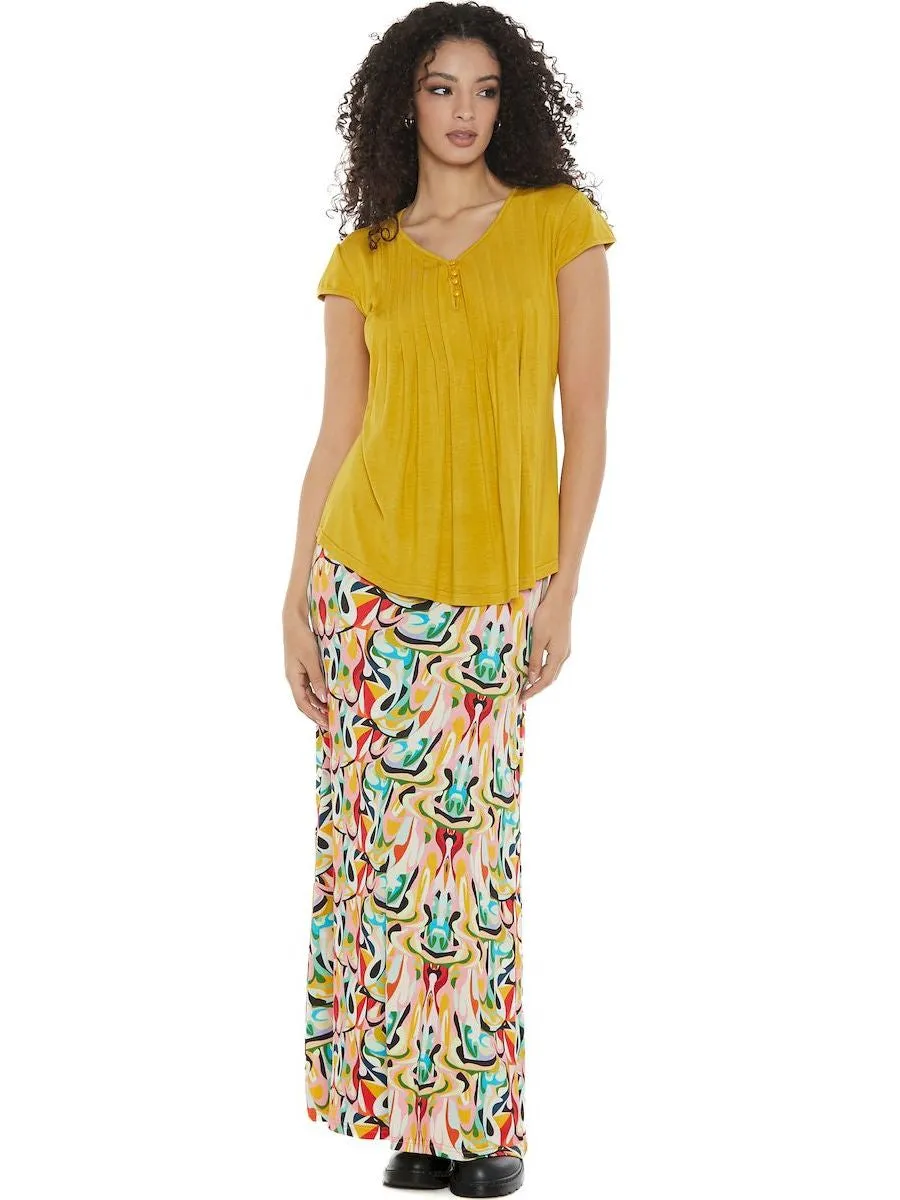 S24T11 - Maglia tinta unita Sunny Psychotria Baba Design
