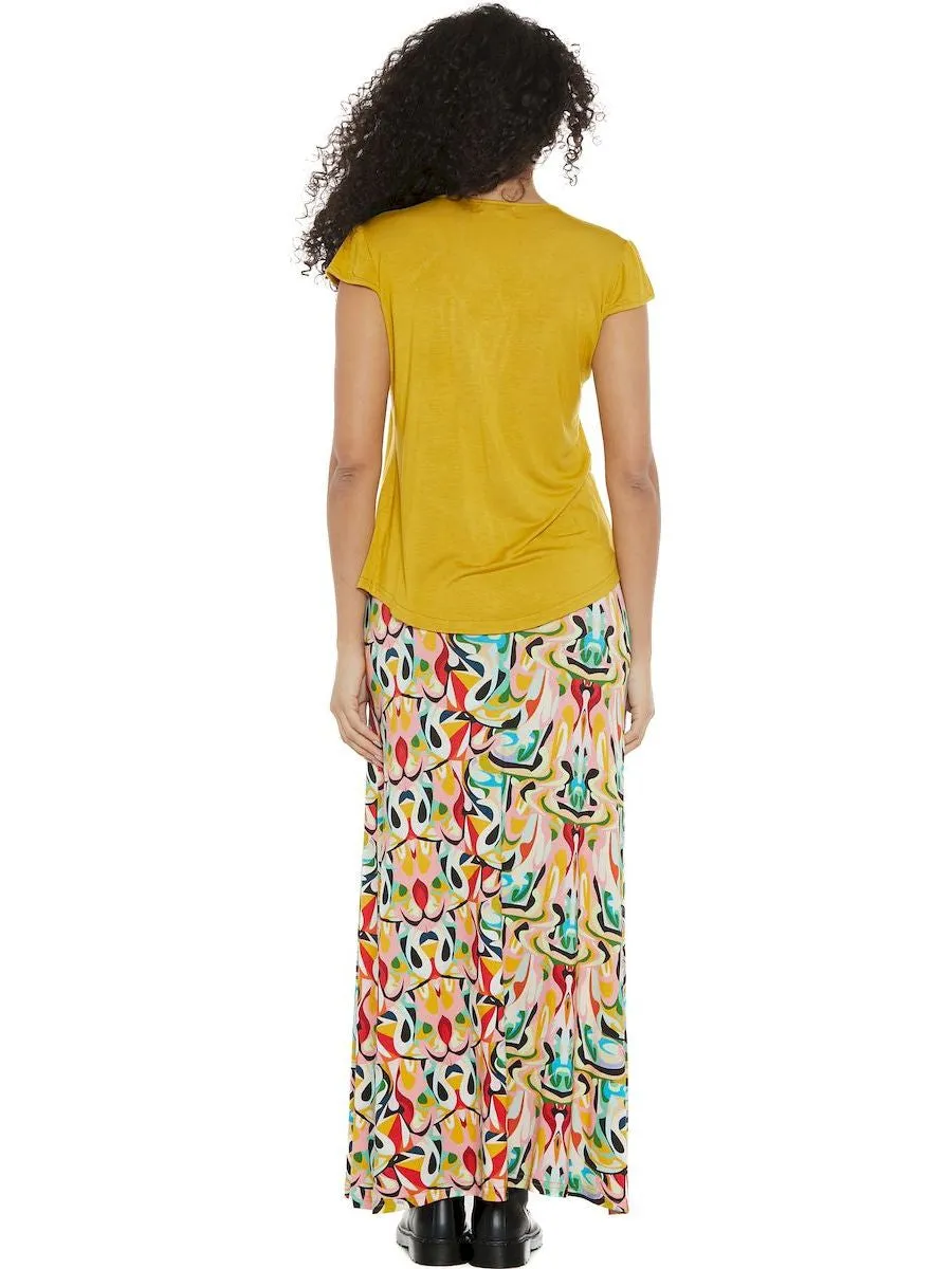 S24T11 - Maglia tinta unita Sunny Psychotria Baba Design
