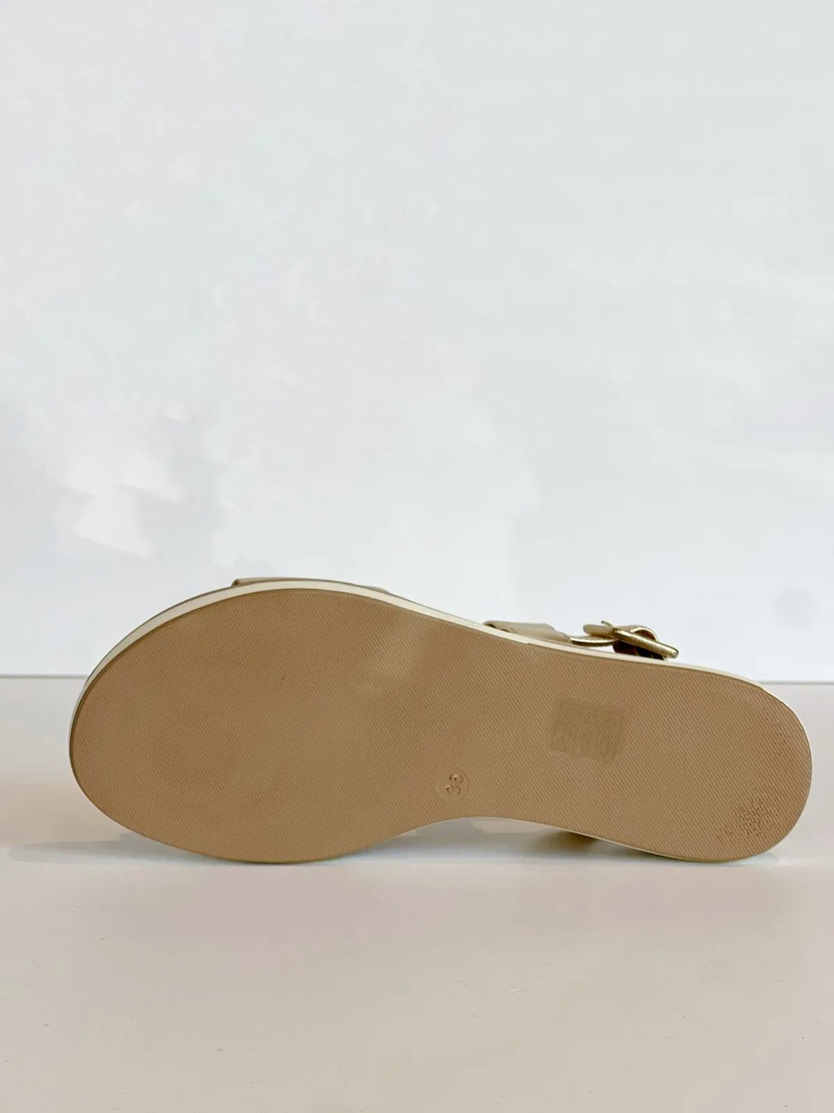 S3-113060 Sandalo Zeppa Bassa Gold  