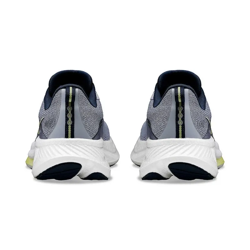Saucony Ride 17 Grigio Blu Giallo - Scarpe Running Donna